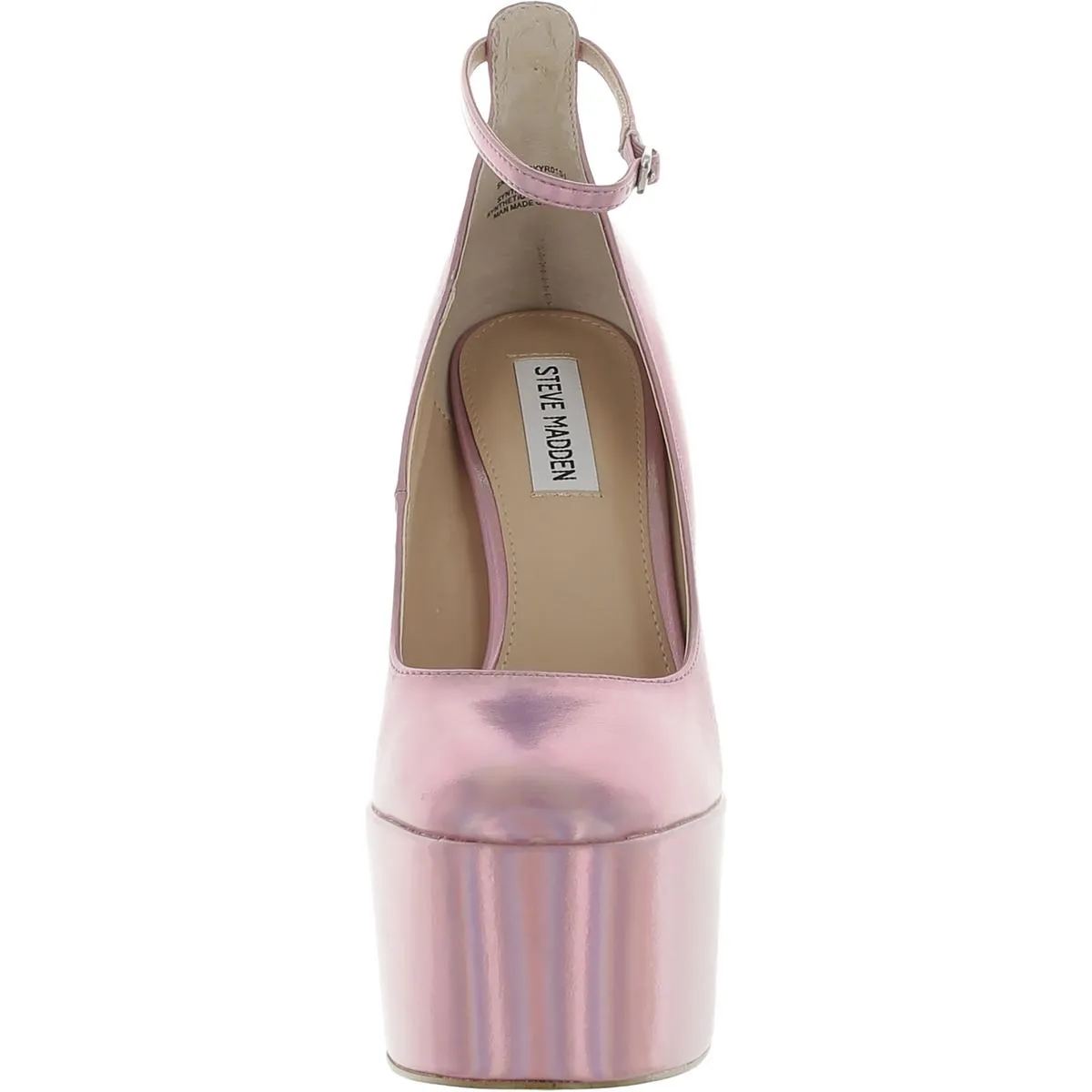 SKYRISE Womens Ankle Strap Platform Platform Heels