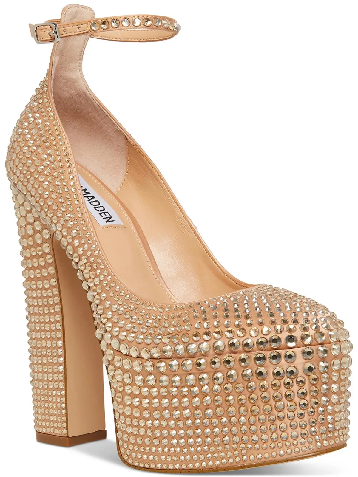 SKYRISE Womens Ankle Strap Platform Platform Heels