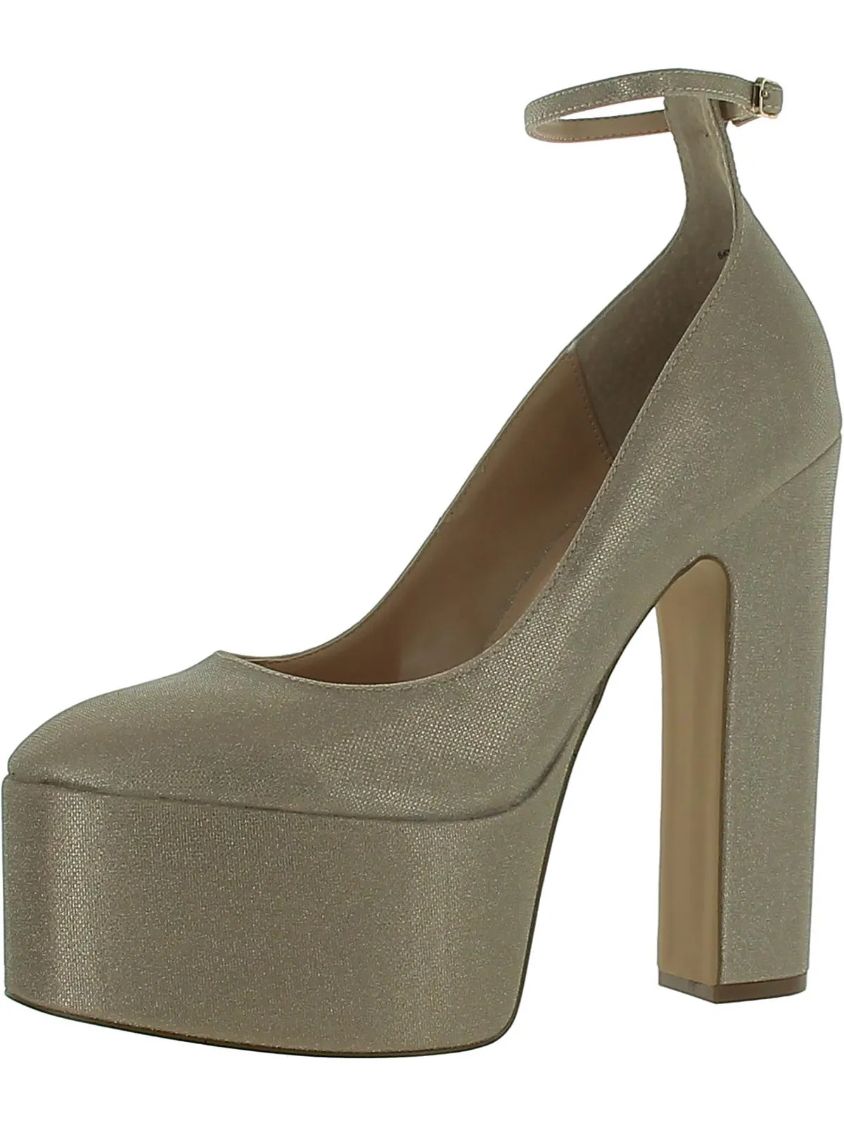 SKYRISE Womens Ankle Strap Platform Platform Heels