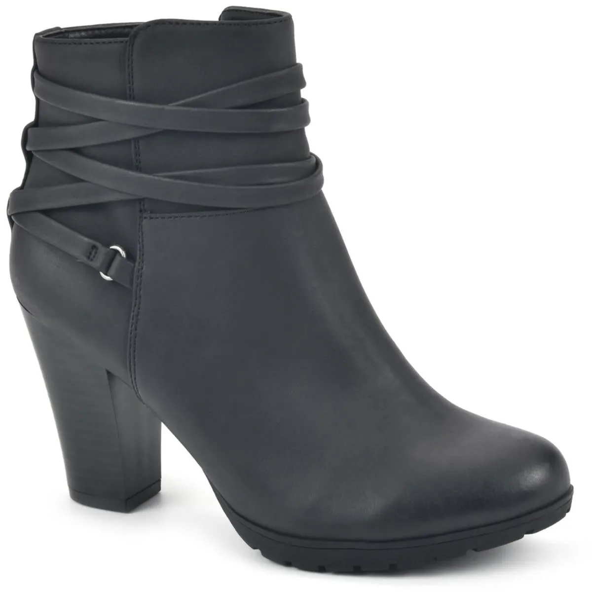 Spade Womens Faux Leather Booties Ankle Boots