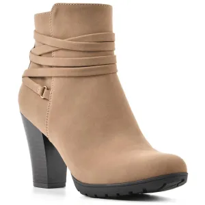 Spade Womens Faux Leather Booties Ankle Boots