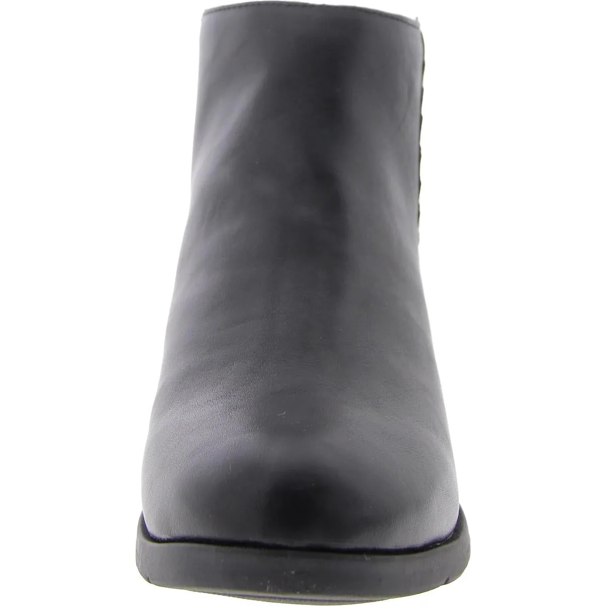 SR Carolyn Womens Zipper Flat Ankle Boots