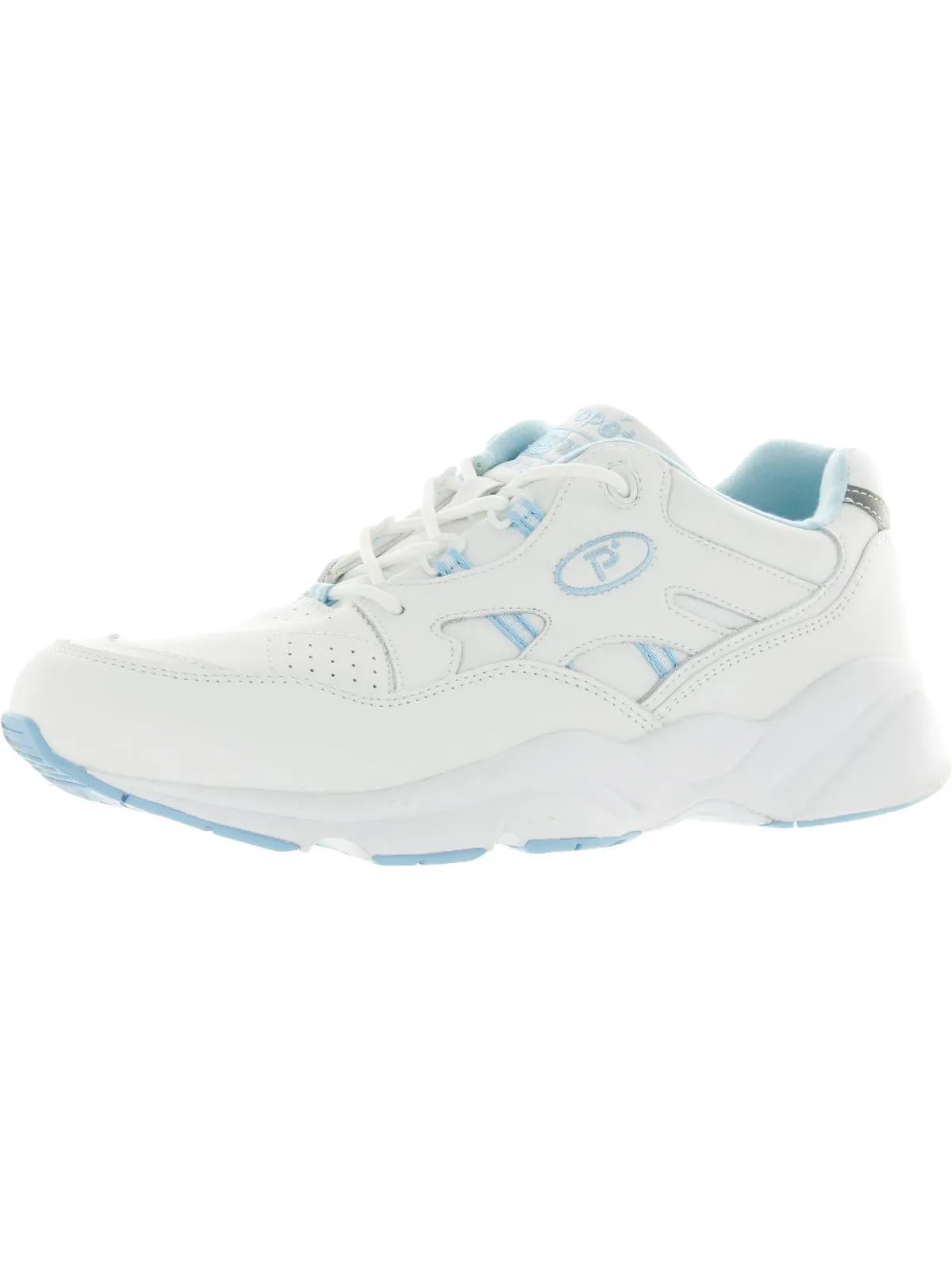 Stability Walker Womens Perforated Slip Resistant Walking Shoes