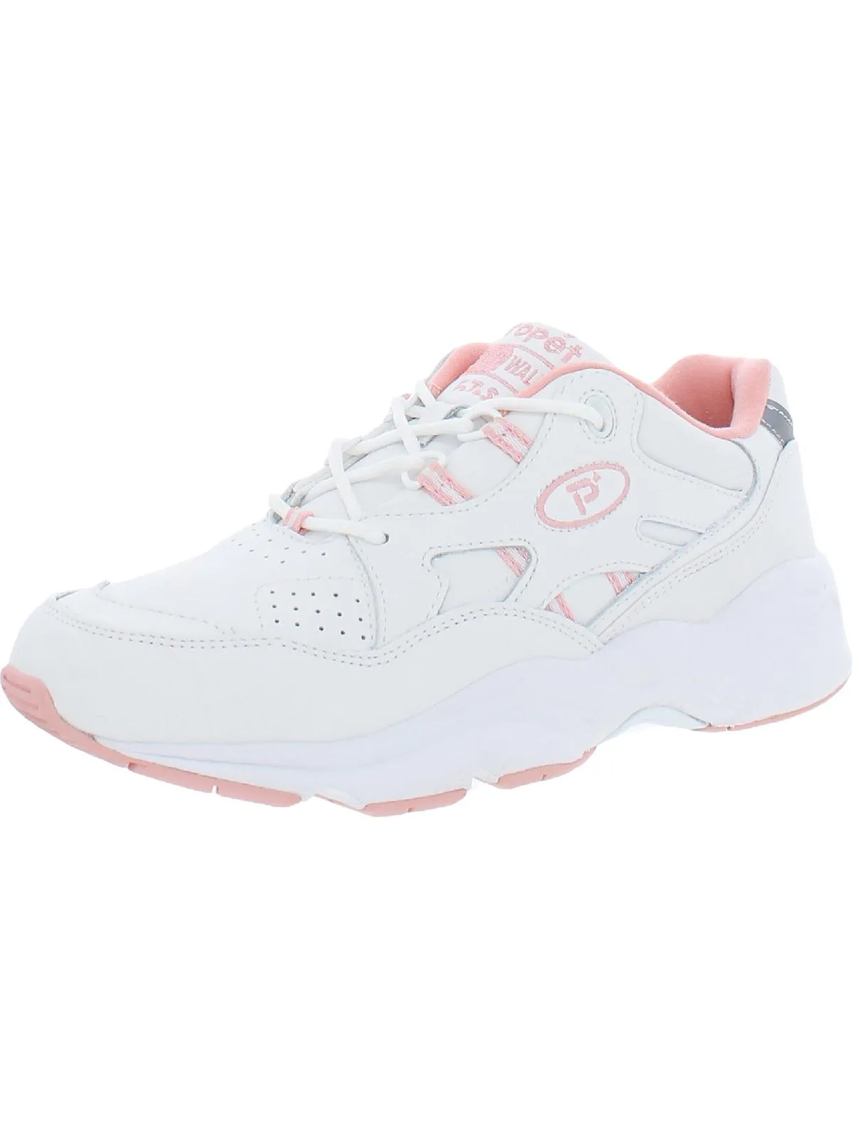 Stability Walker Womens Perforated Slip Resistant Walking Shoes