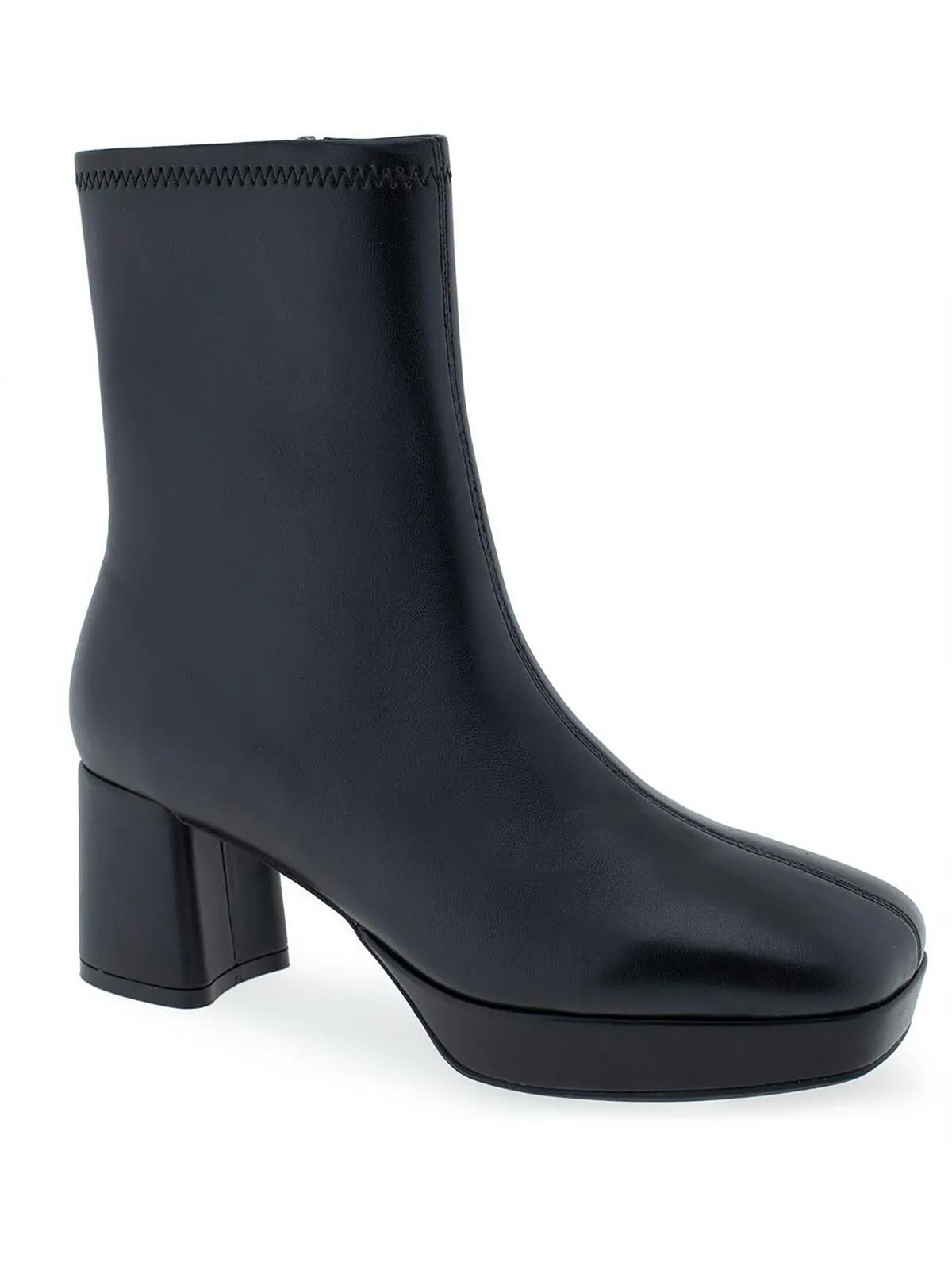 Sussex Womens Patent Platform Ankle Boots
