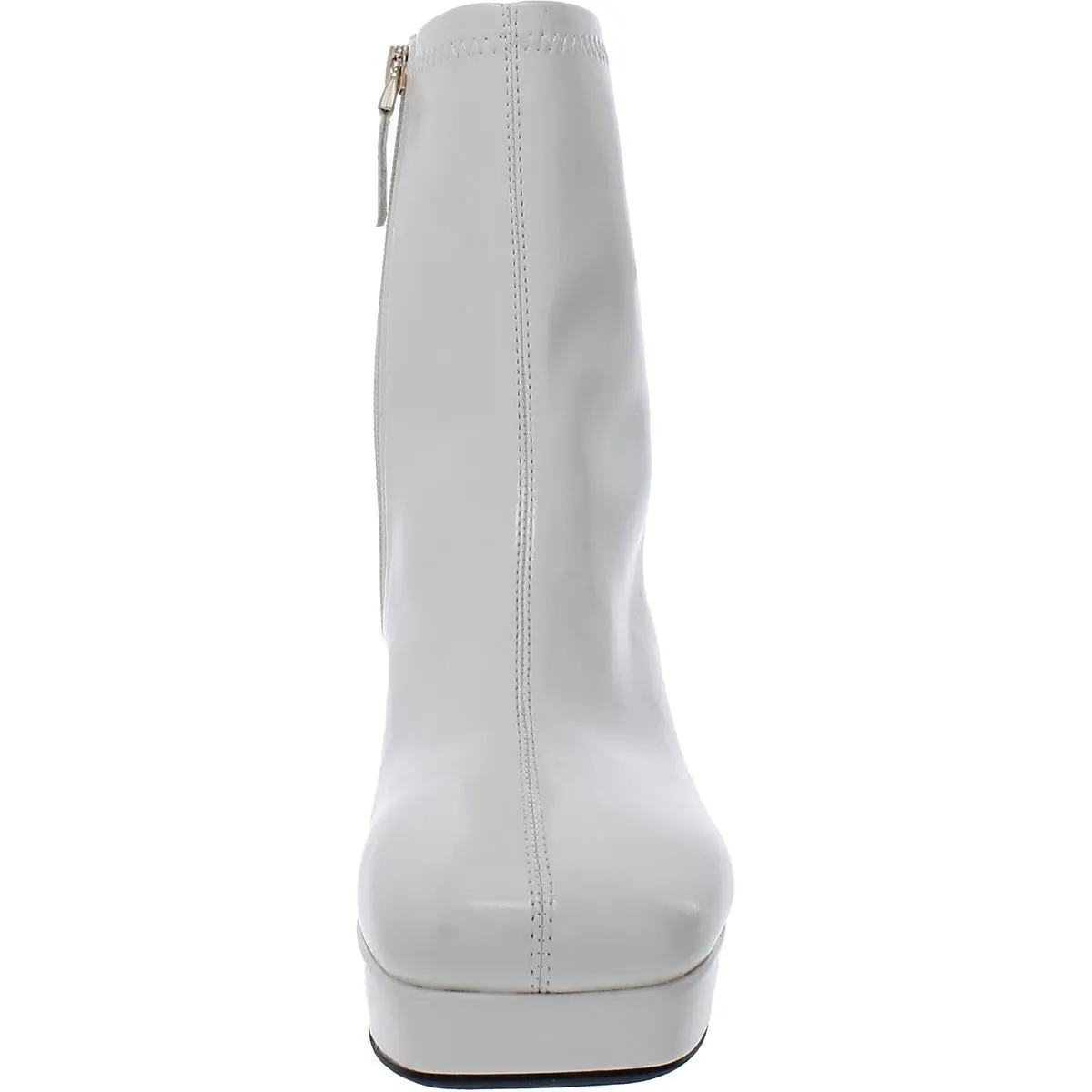 Sussex Womens Patent Platform Ankle Boots