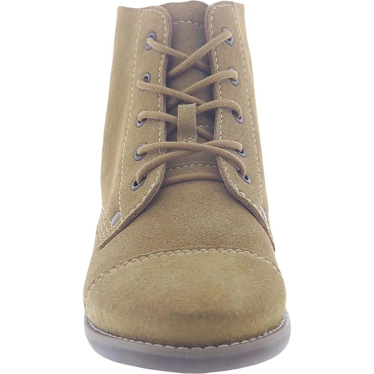 Tacoma Womens Suede Leather Closed Tap Toe Ankle Boots