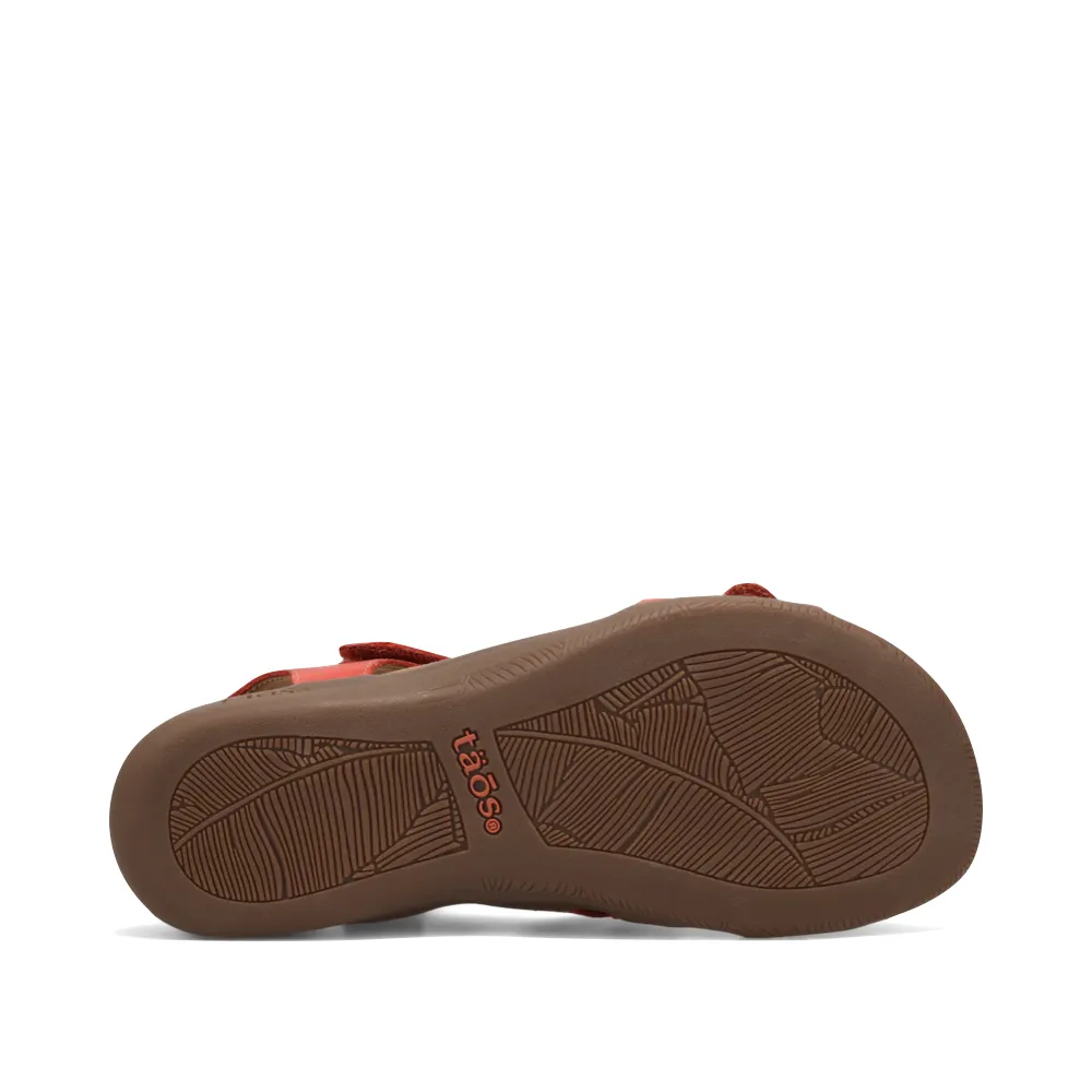 Taos Women's Big Time Sandal in Bruschetta Red