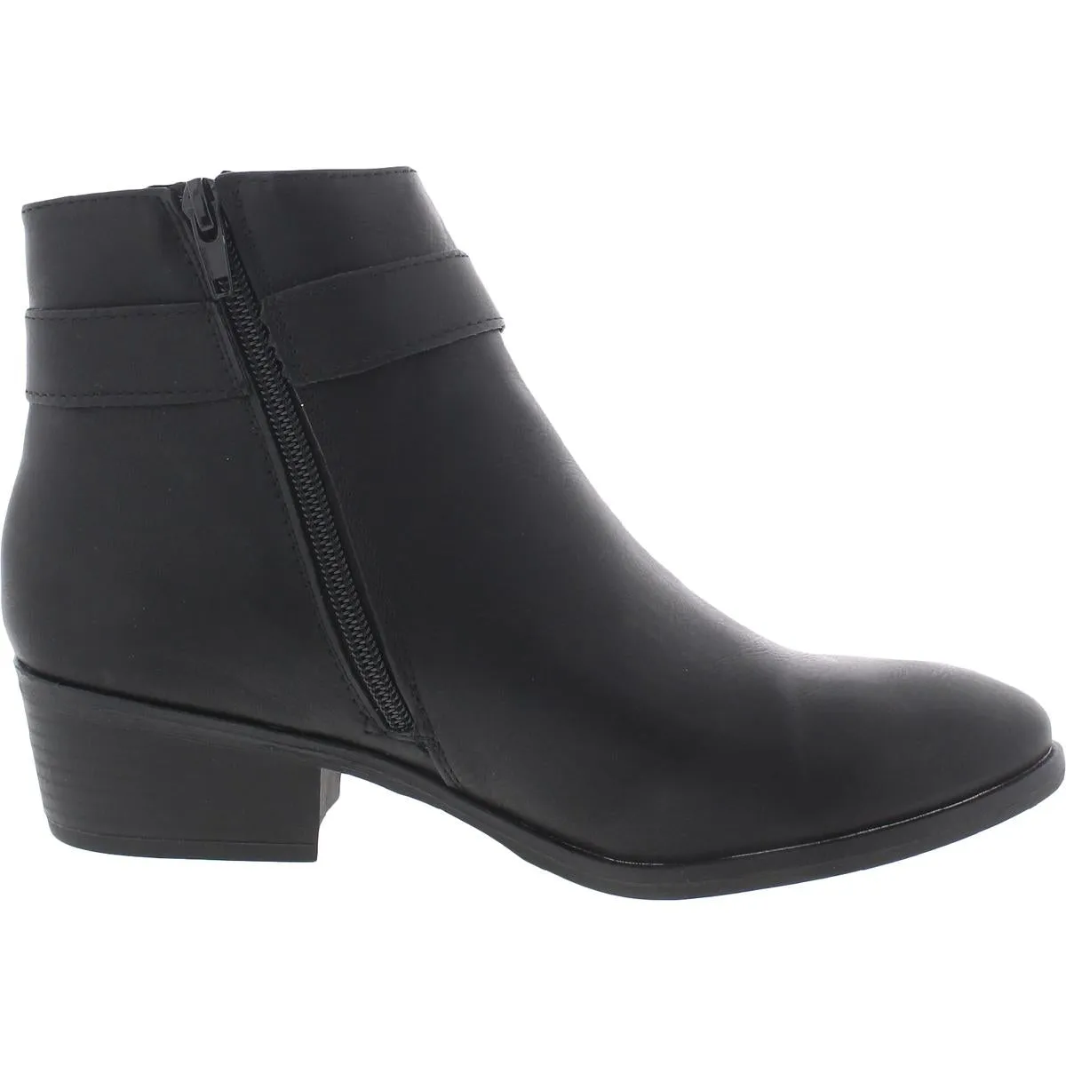 Tasya Womens Faux Leather Ankle Ankle Boots