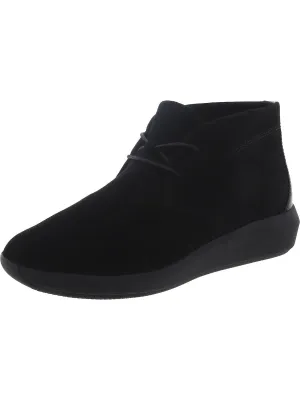 Tawnia Lace Womens Suede Lace Up Ankle Boots