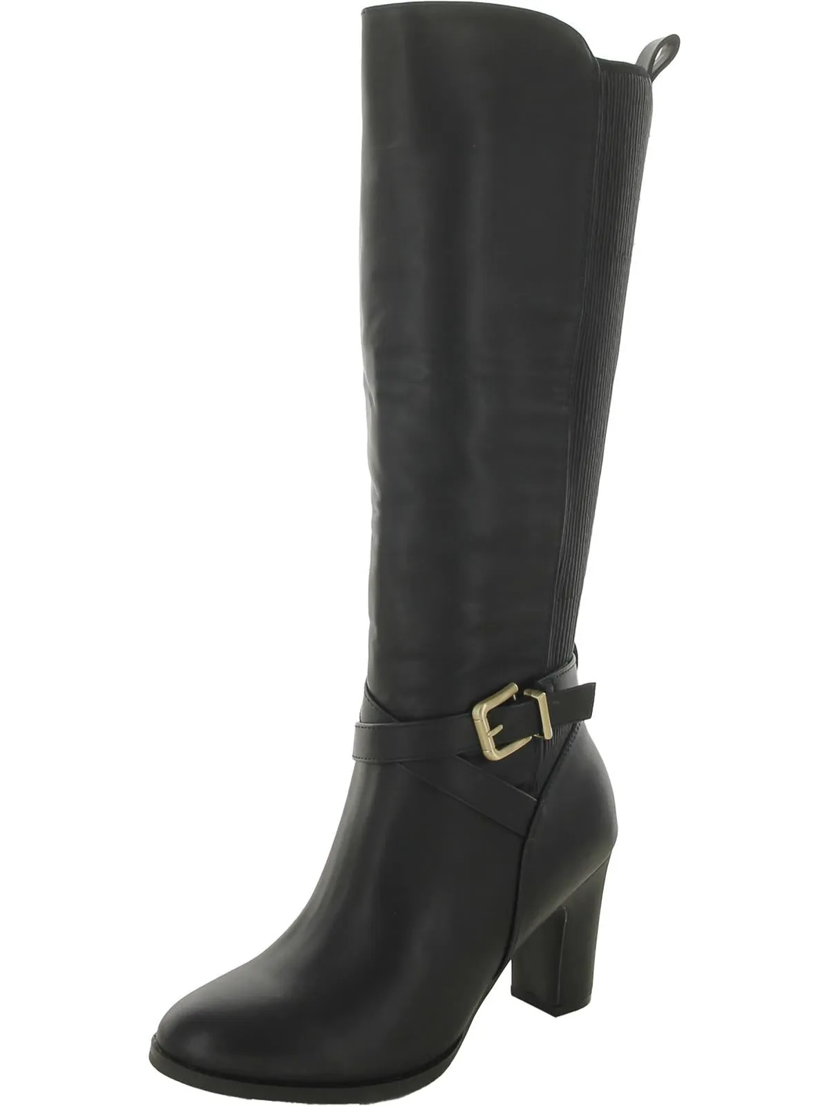Teals Womens Faux Leather Tall Knee-High Boots