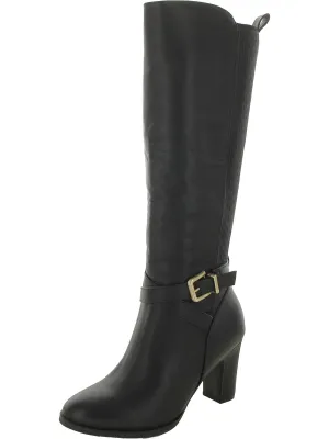 Teals Womens Faux Leather Tall Knee-High Boots