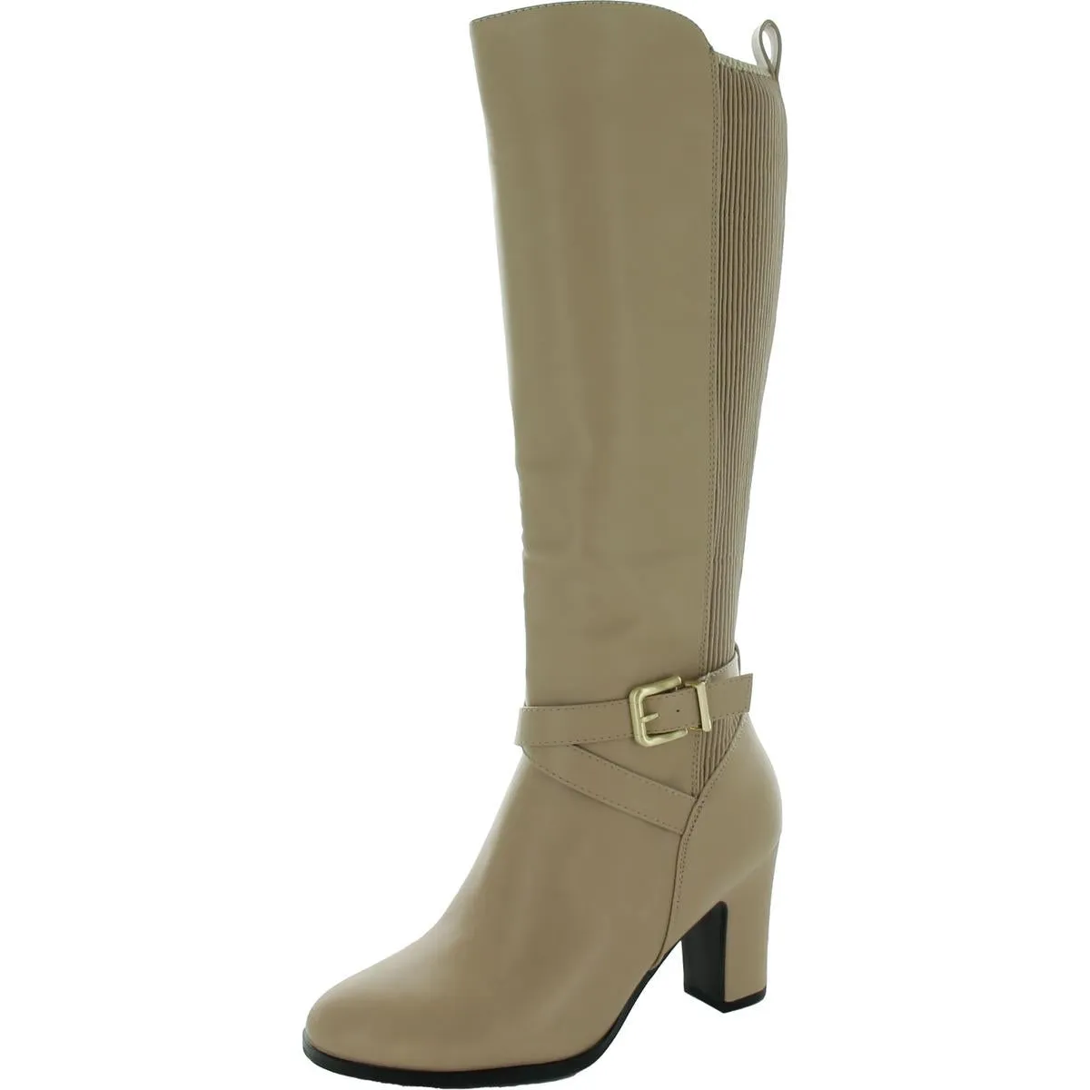 Teals Womens Faux Leather Tall Knee-High Boots