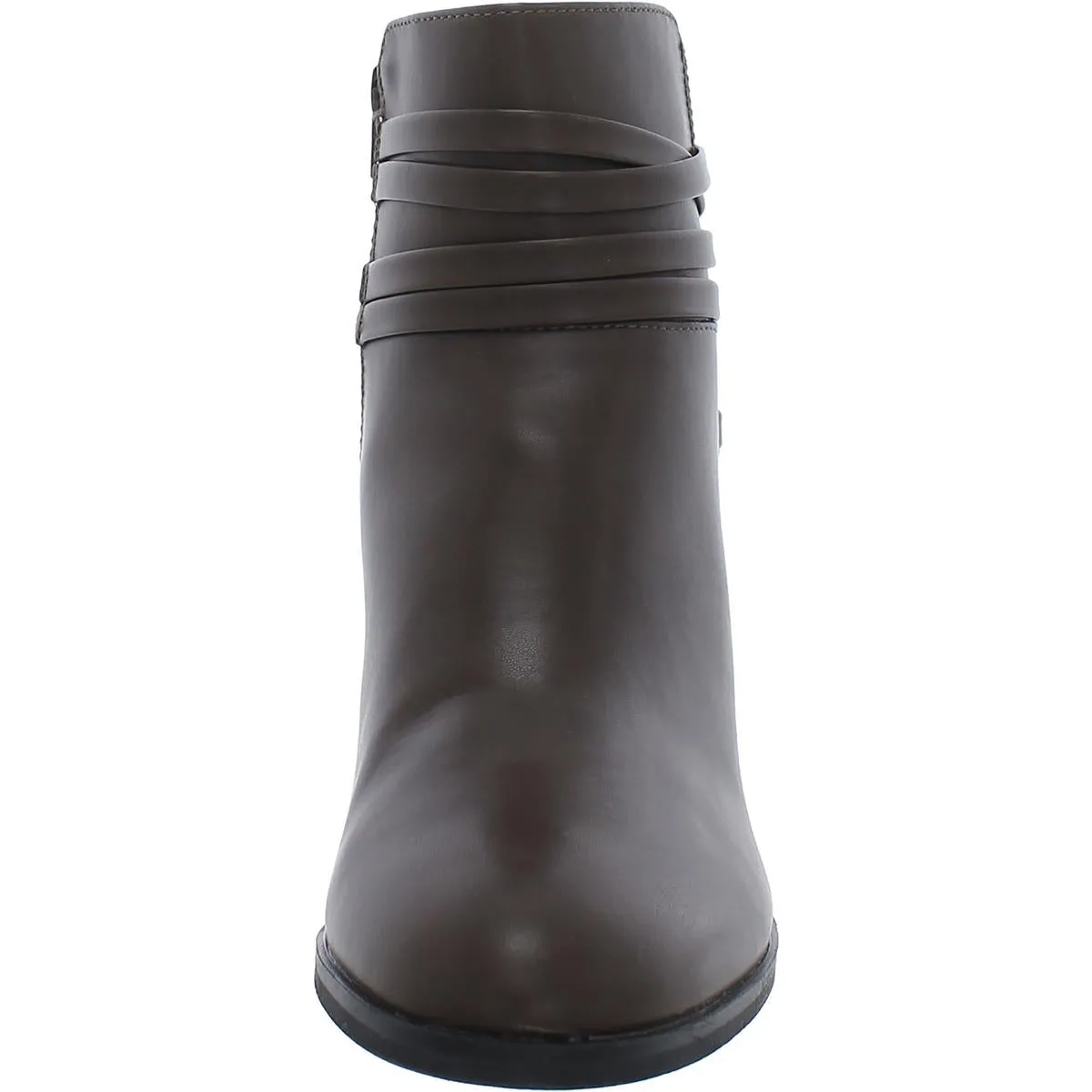 Teaser Womens Faux Leather Ankle Boots