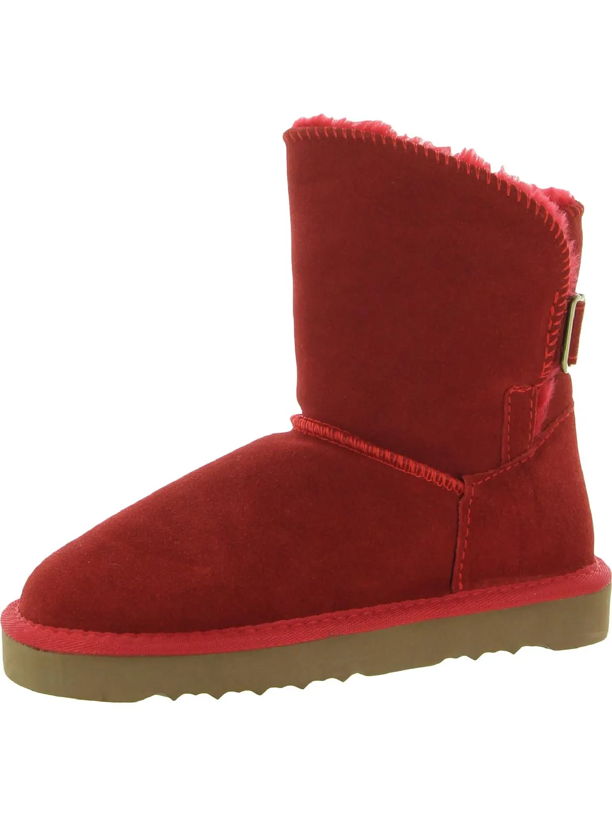 Teenyy Womens Suede Pull On Ankle Boots