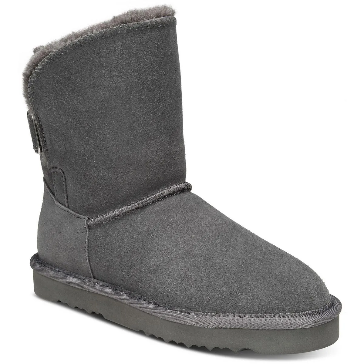 Teenyy Womens Suede Pull On Ankle Boots