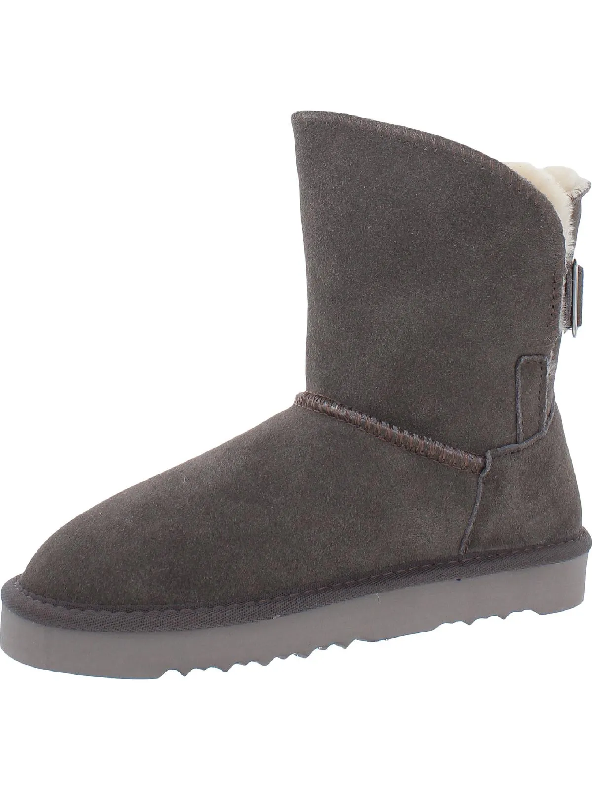 Teenyy Womens Suede Pull On Ankle Boots