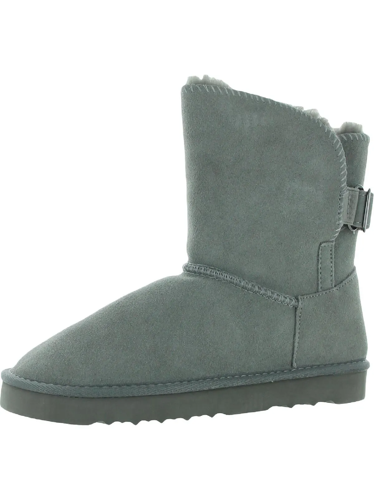 Teenyy Womens Suede Pull On Ankle Boots