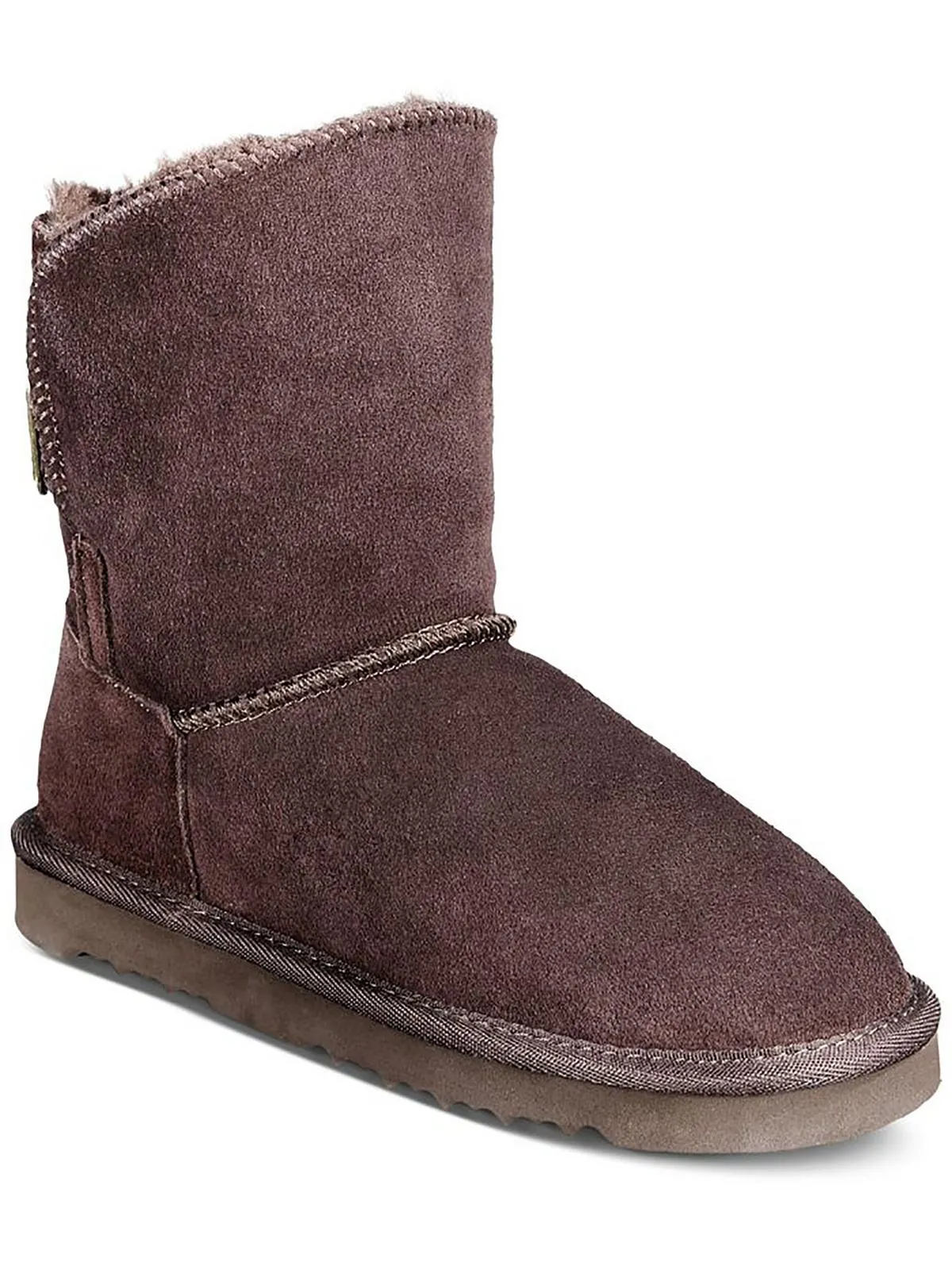 Teenyy Womens Suede Pull On Ankle Boots