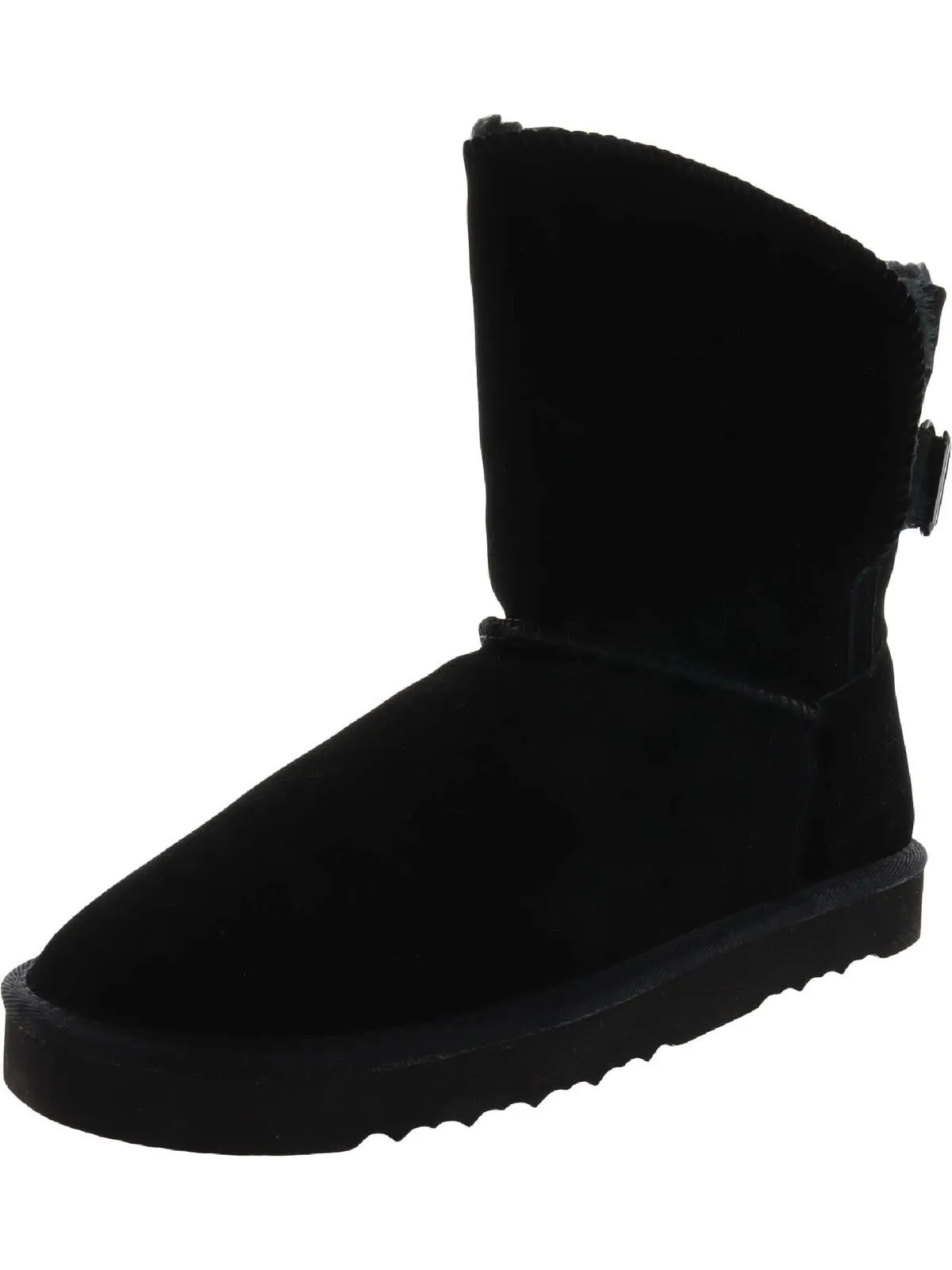 Teenyy Womens Suede Pull On Ankle Boots