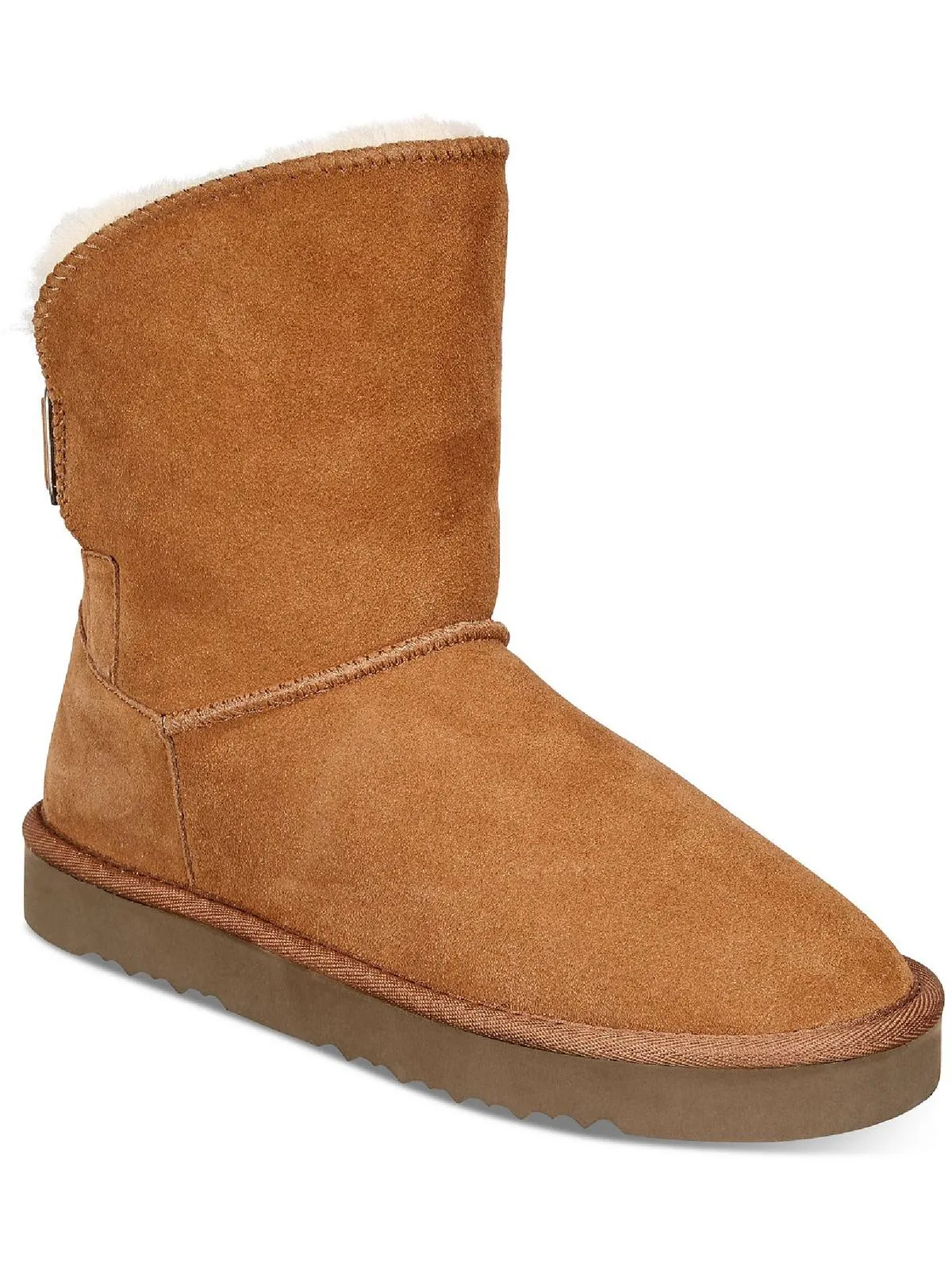 Teenyy Womens Suede Pull On Ankle Boots