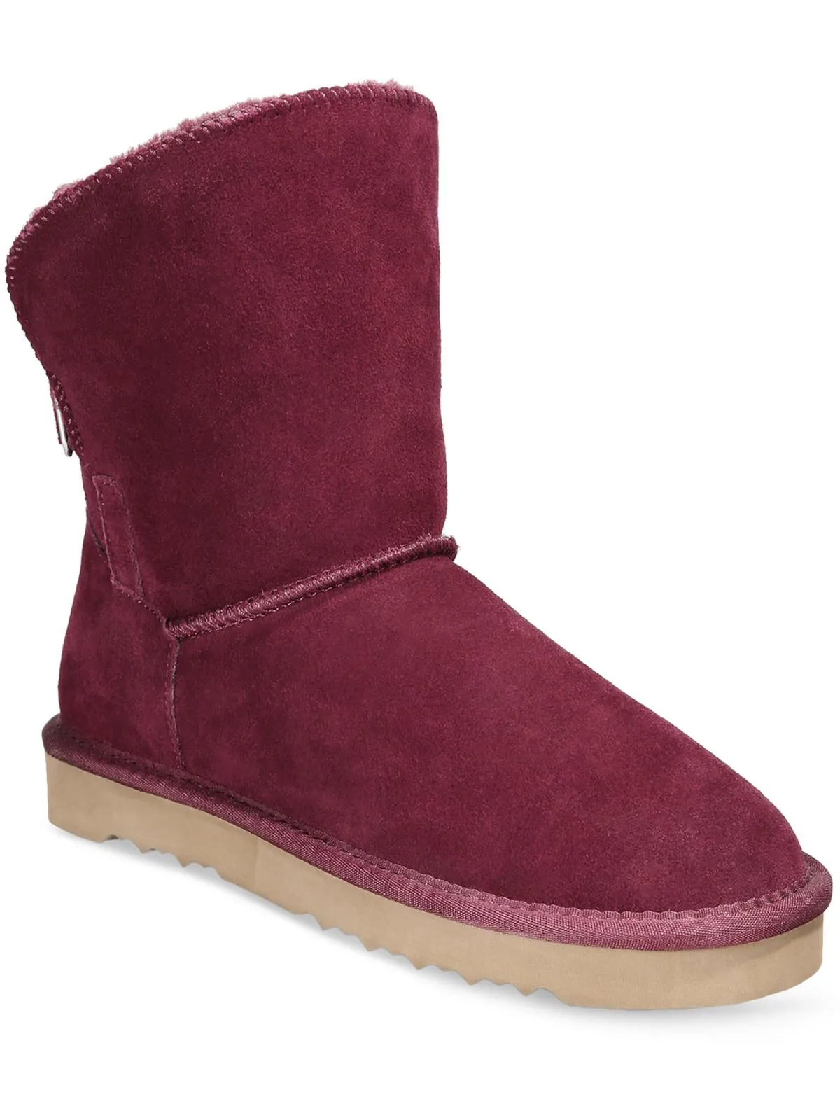 Teenyy Womens Suede Pull On Ankle Boots
