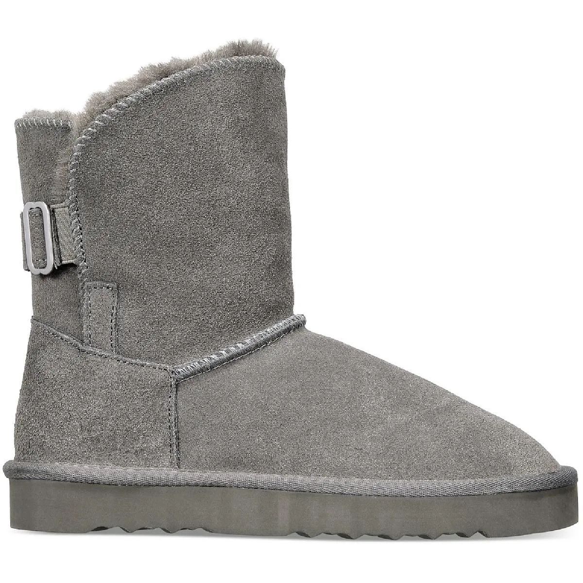 Teenyy Womens Suede Pull On Ankle Boots