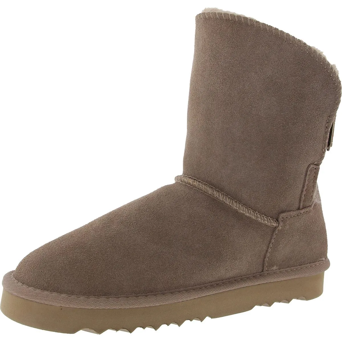 Teenyy Womens Suede Pull On Ankle Boots