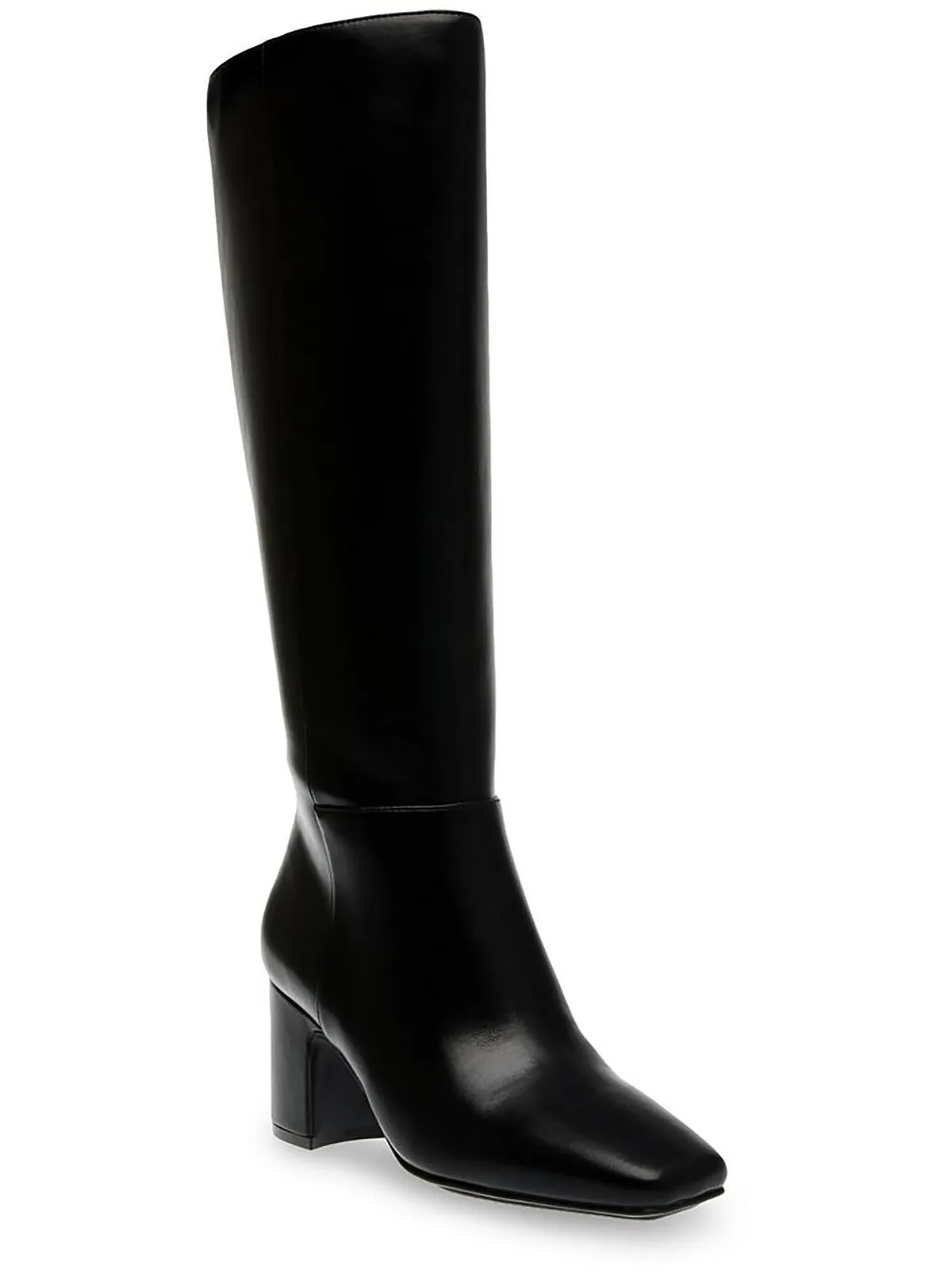 Teodoro Womens Faux Leather Square Toe Knee-High Boots