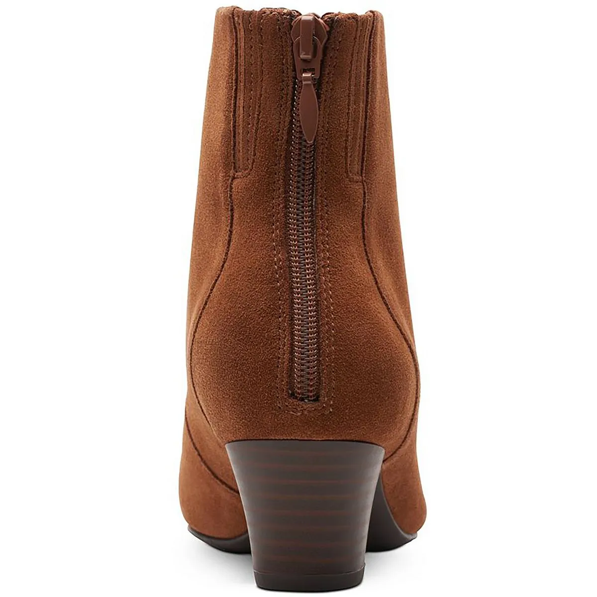 Teresa Womens Suede Pointed Toe Ankle Boots