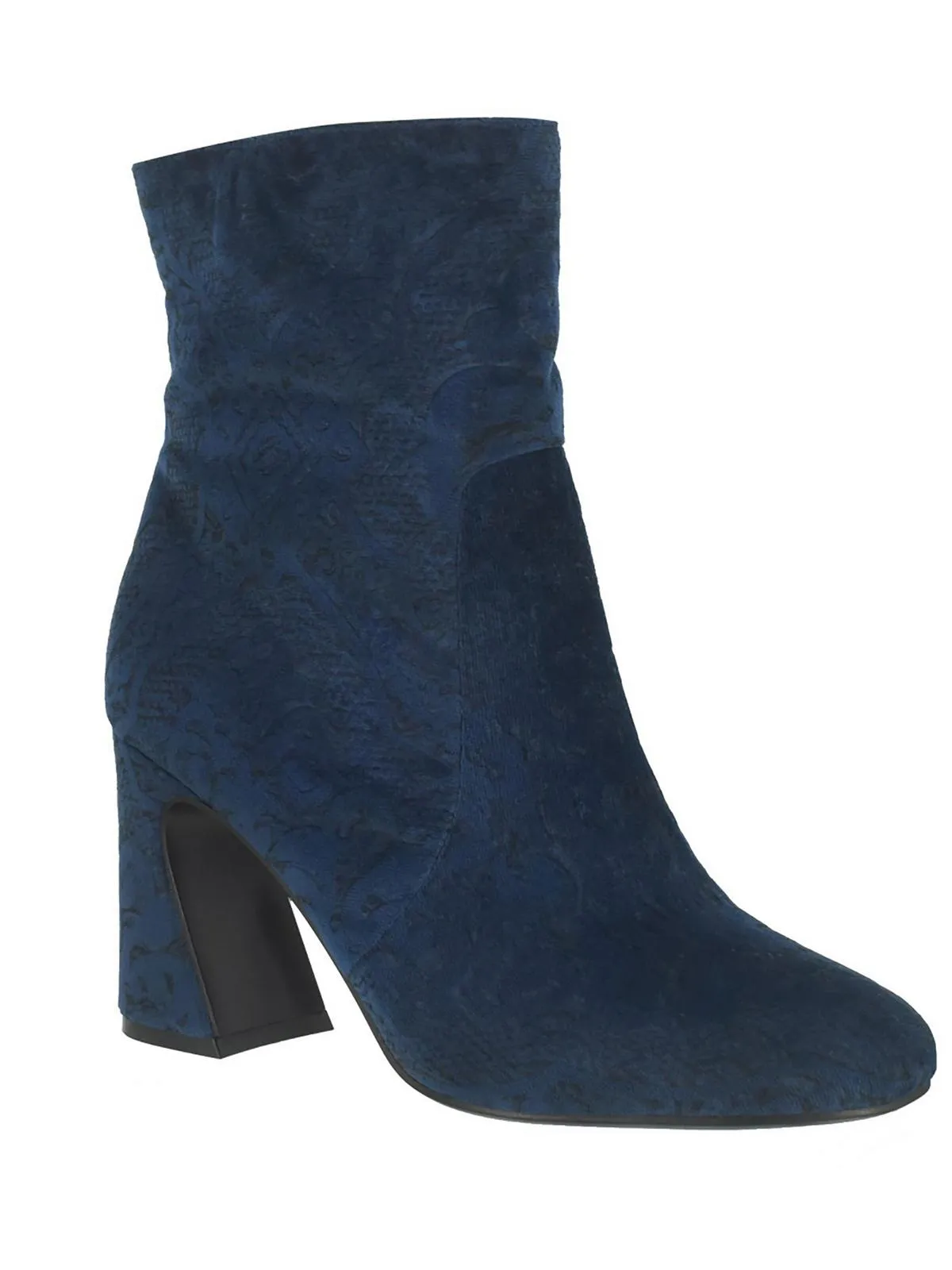 Tharen Womens Velvet Textured Ankle Boots