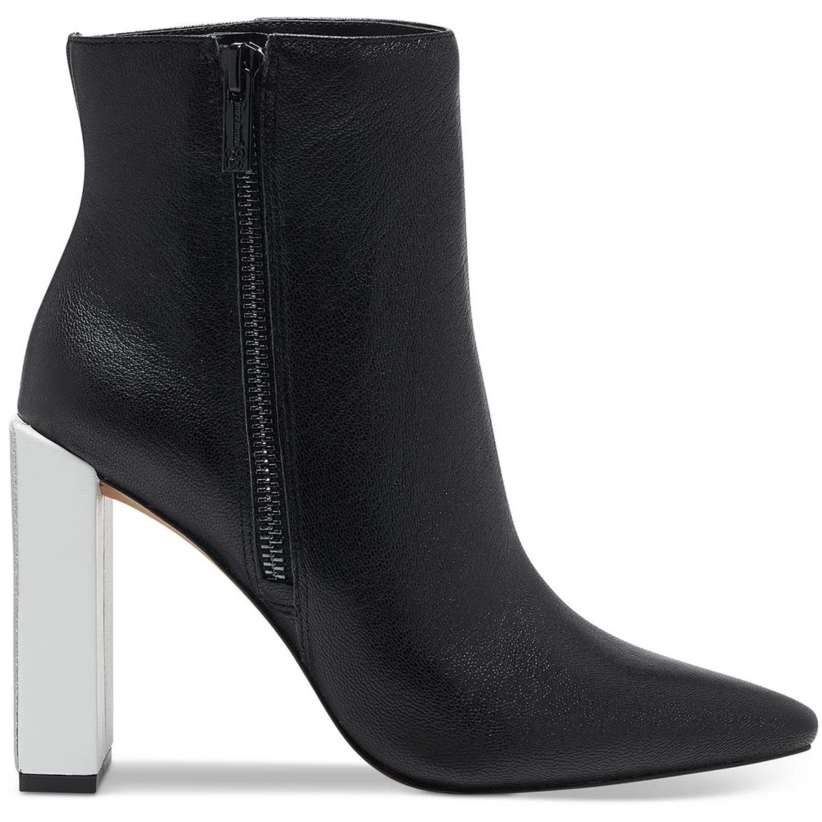 Timea Womens Leather Heels Ankle Boots