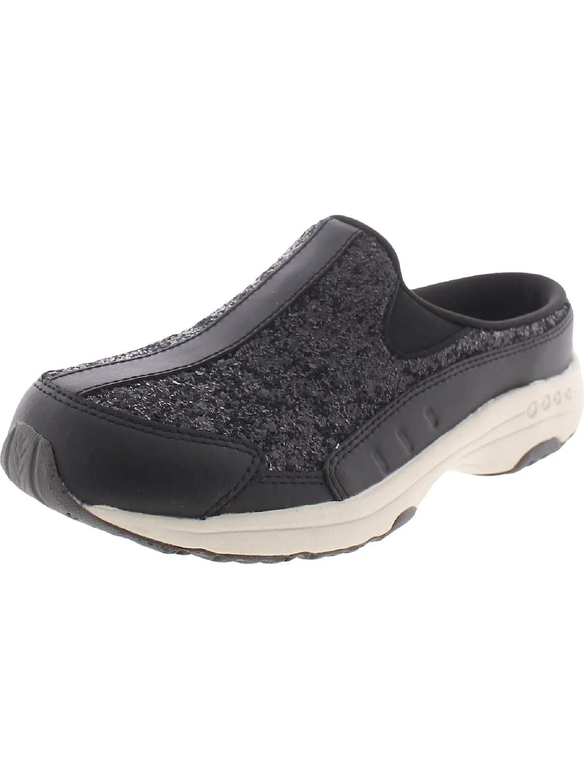 Travel Time 332 Womens Leather Walking Mule Sneakers