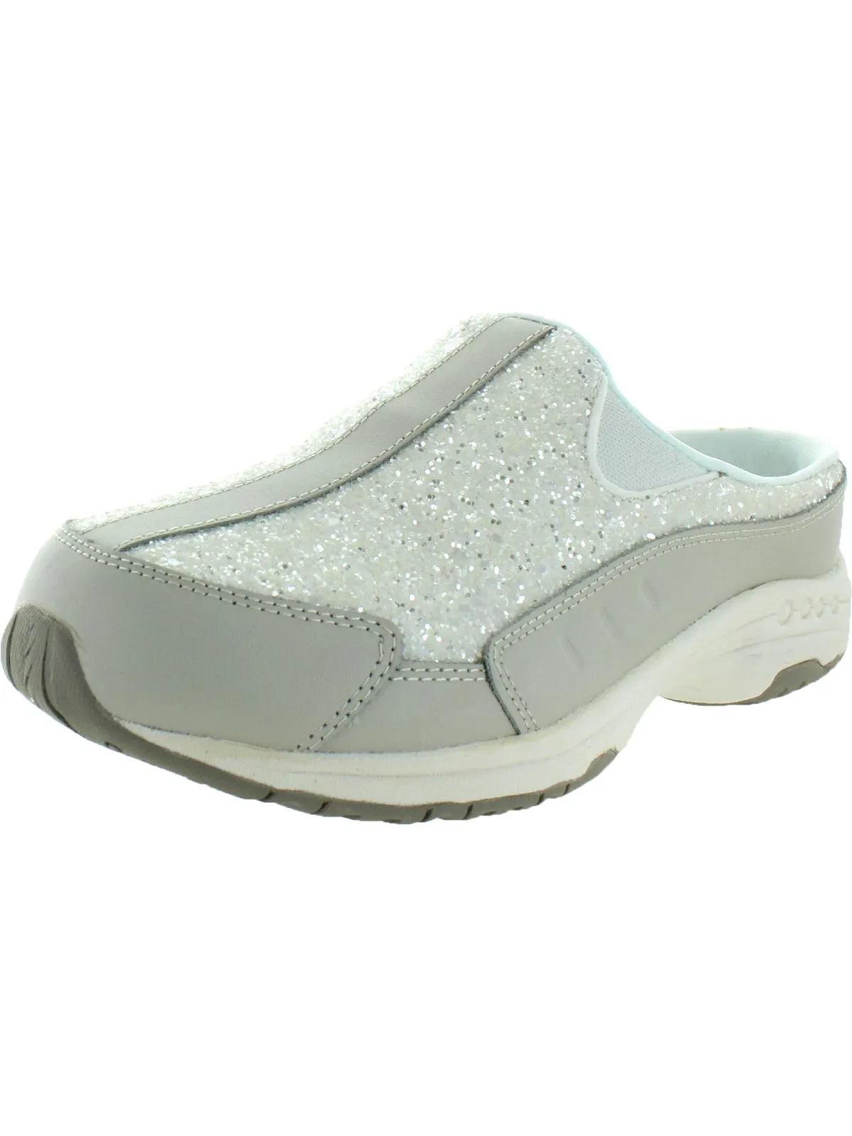 Travel Time 332 Womens Leather Walking Mule Sneakers