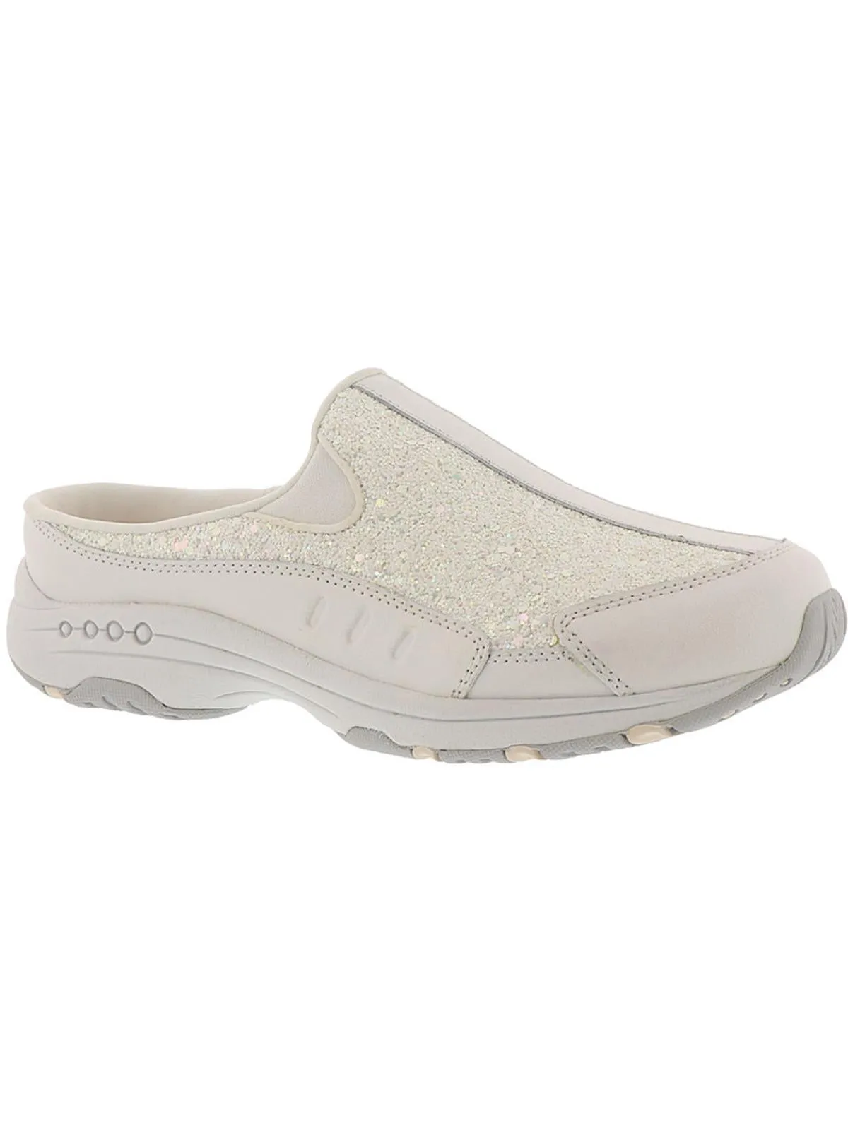 Travel Time 332 Womens Leather Walking Mule Sneakers