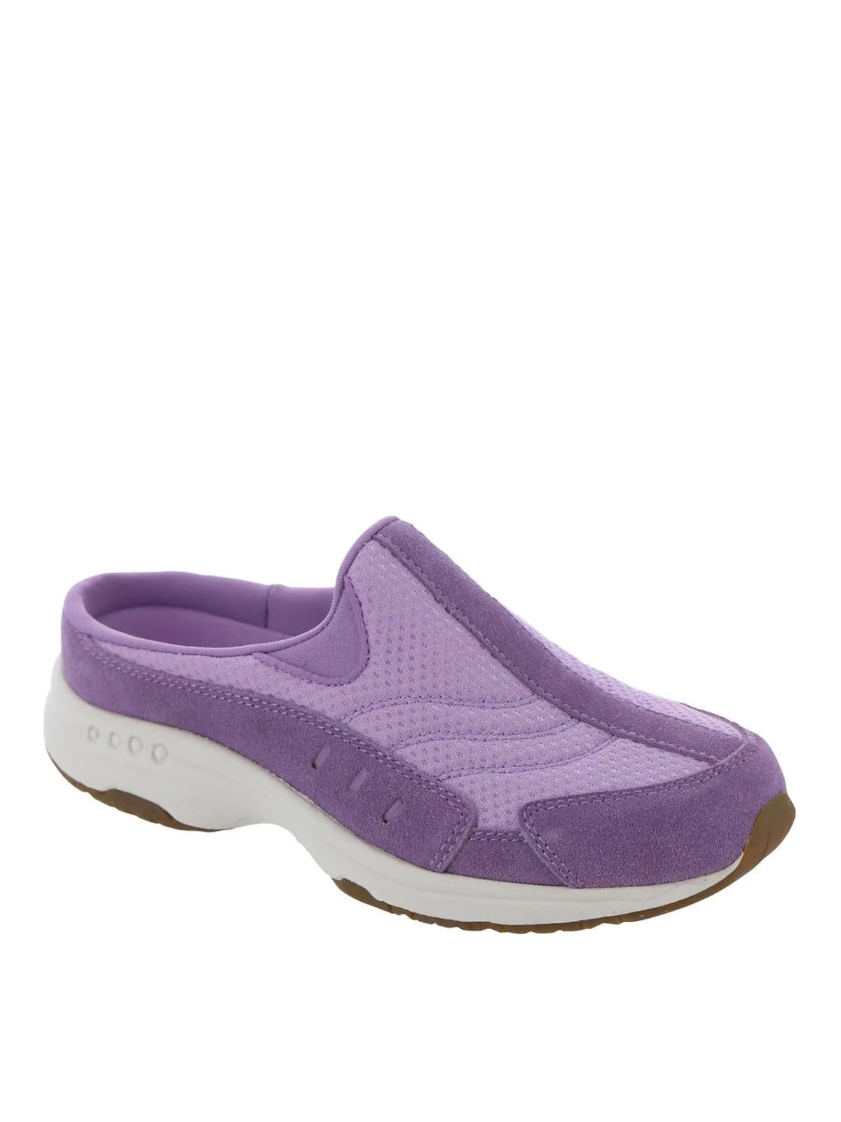 Travel Time 90 Womens Suede Slip On Walking Shoes