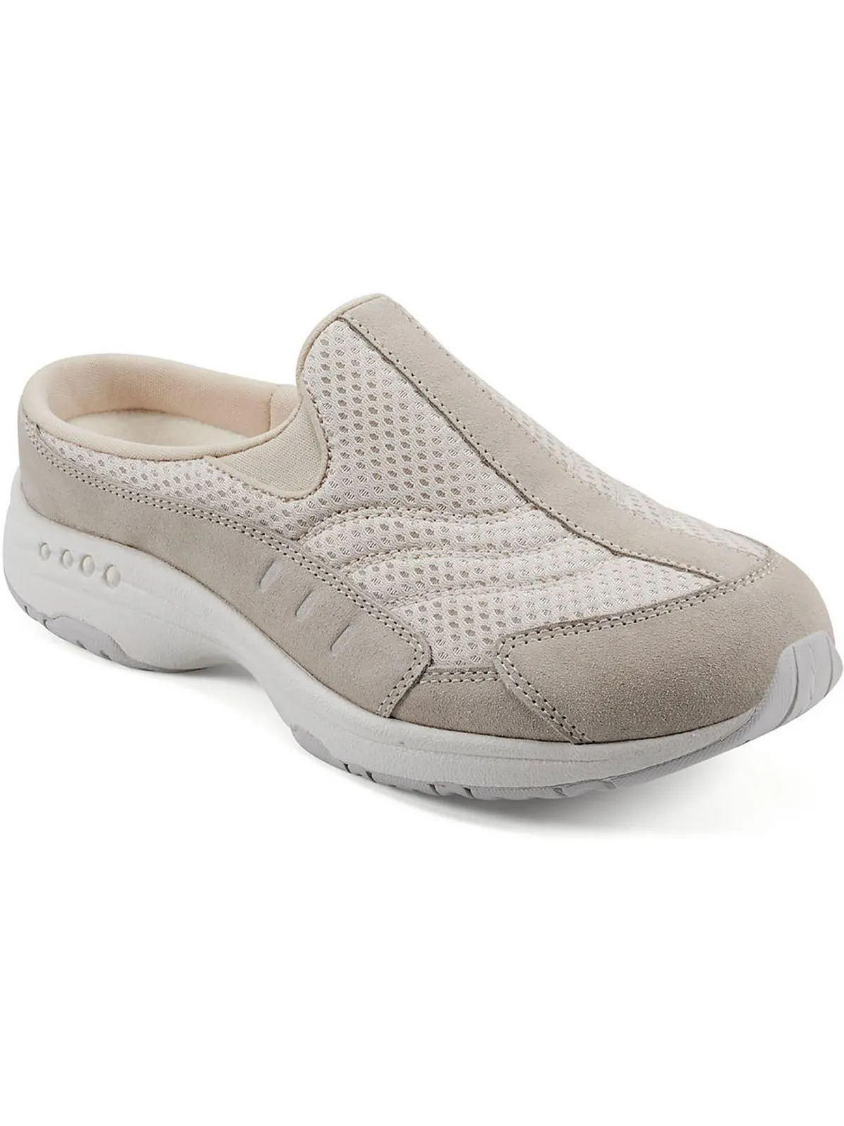 Travel Time 90 Womens Suede Slip On Walking Shoes