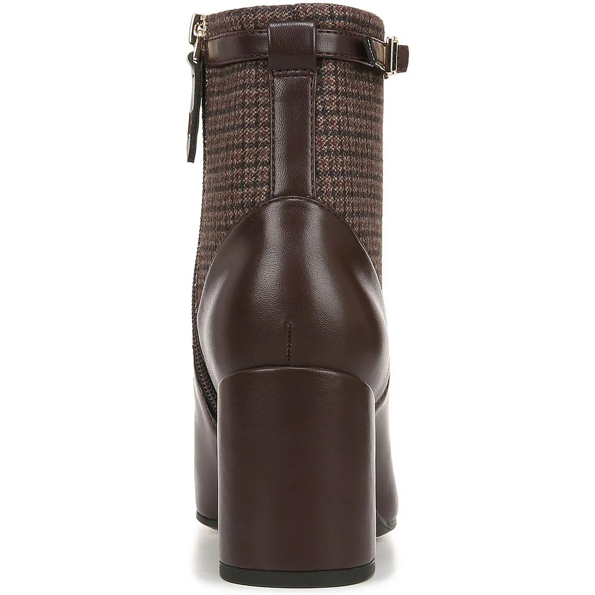 Tributebty Womens Faux Leather Square Toe Ankle Boots