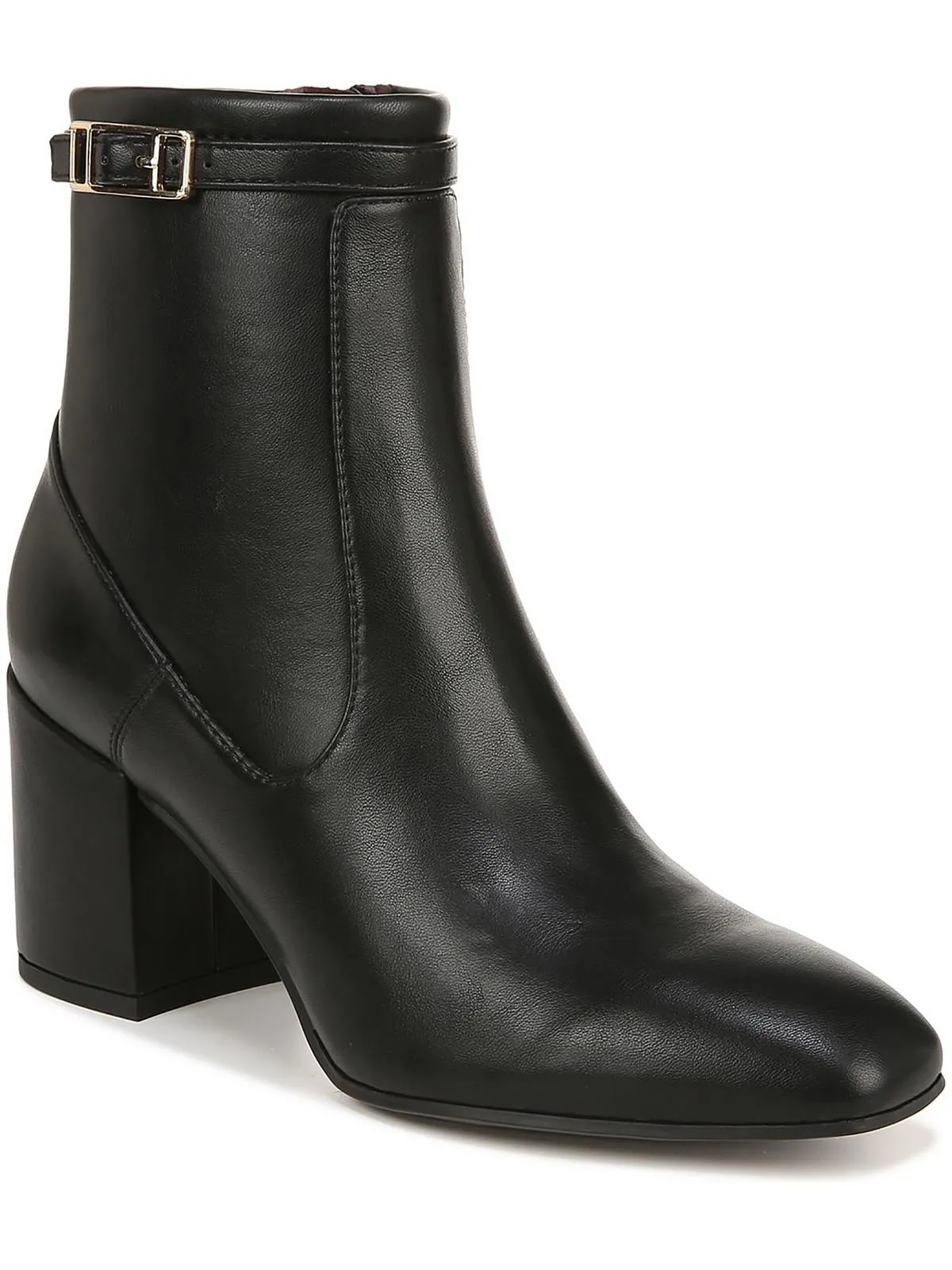Tributebty Womens Faux Leather Square Toe Ankle Boots