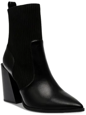 Trinityy Womens Faux Leather Ankle Booties