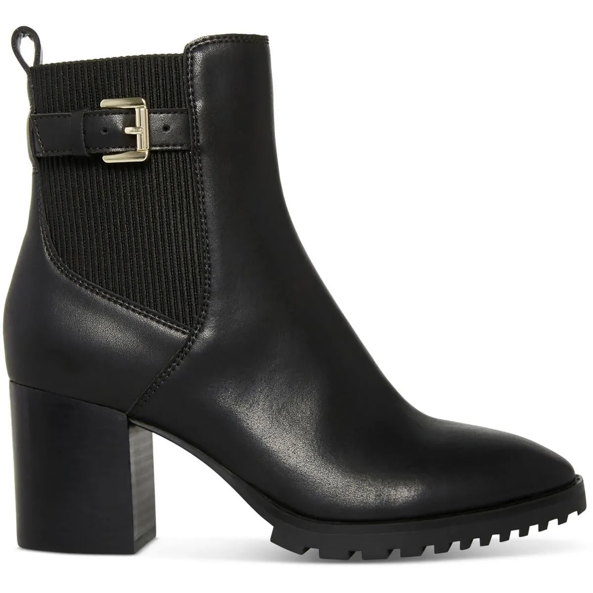 Triston Womens Block Heel Pointed Toe Ankle Boots