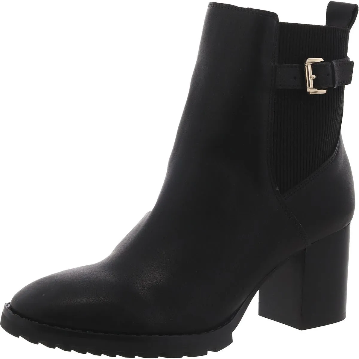 Triston Womens Block Heel Pointed Toe Ankle Boots