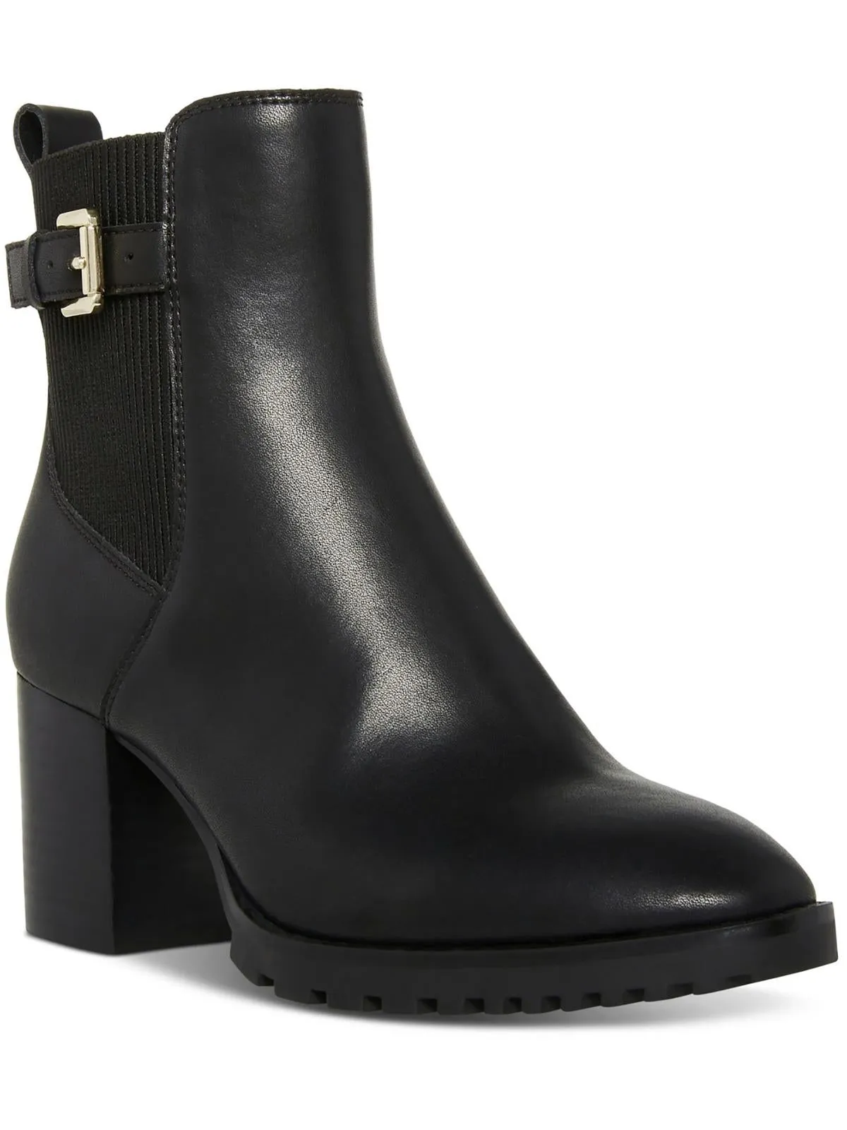 Triston Womens Block Heel Pointed Toe Ankle Boots