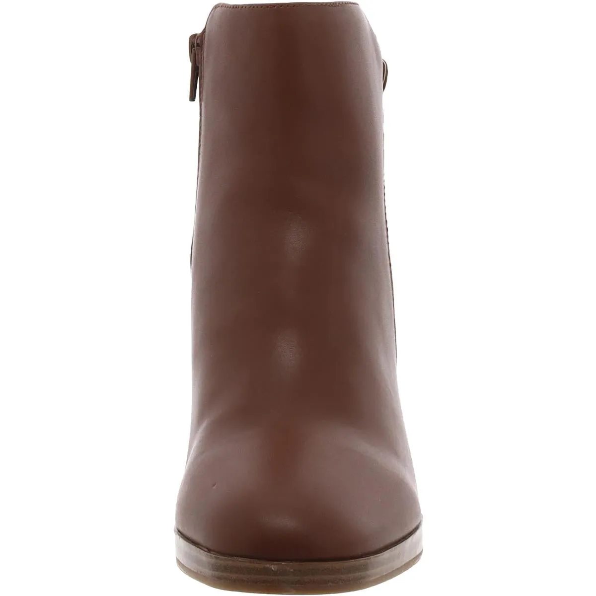 Trumann Womens Faux Leather Embellished Ankle Boots