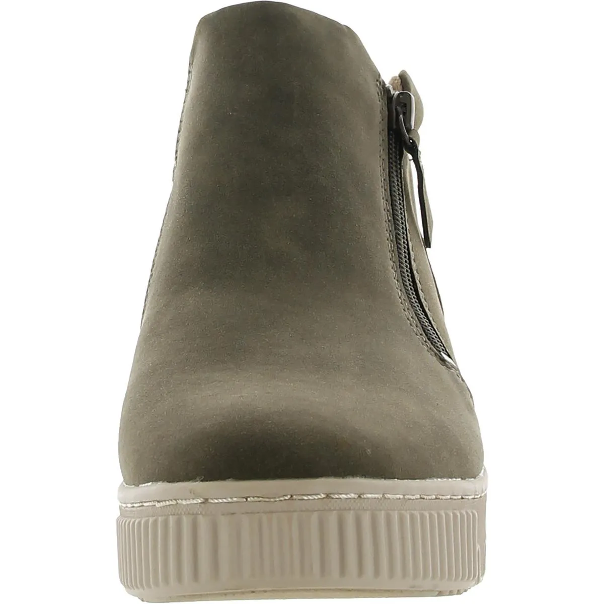Turner Mid Womens Faux Leather Comfort Booties