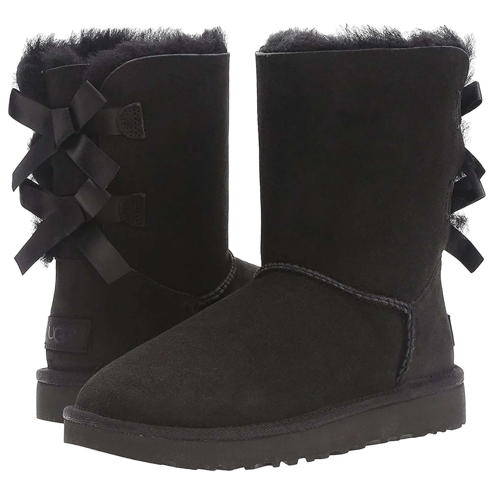 Ugg Bailey Bow II Water Resistant Suede Sheepskin Women's Winter Boots