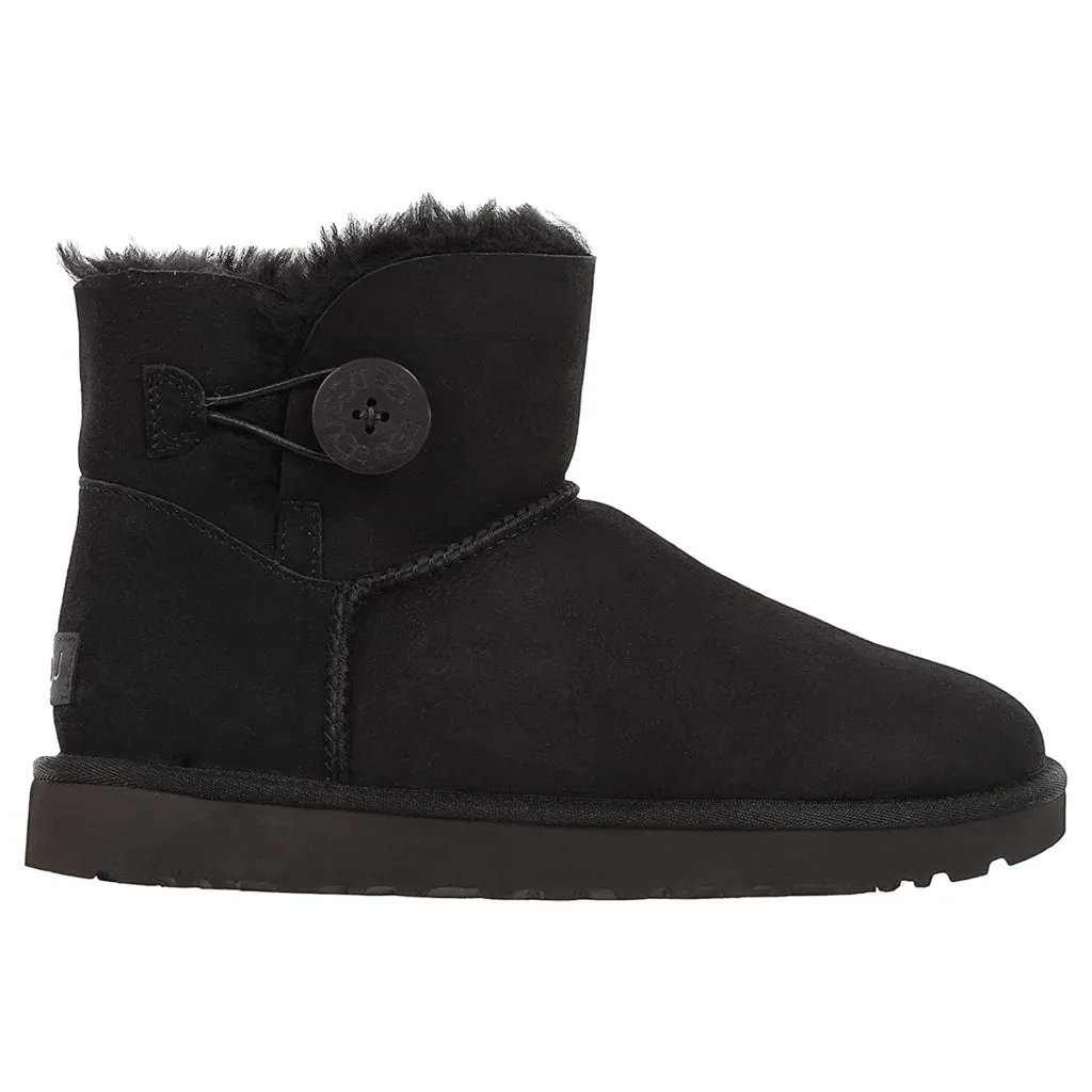 Ugg Mini Bailey Button II Suede Sheepskin Women's Winter Boots