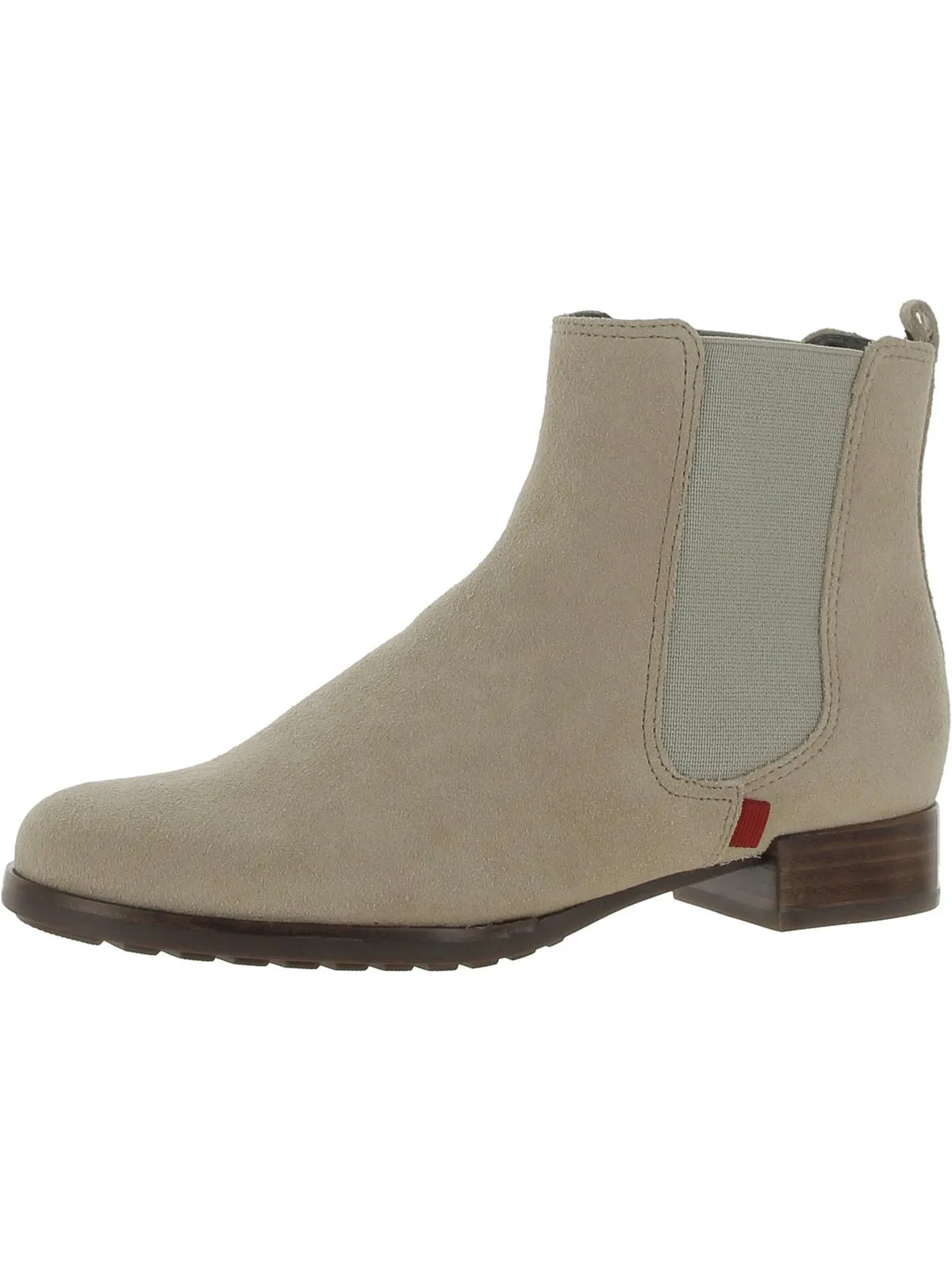 Union SQ Womens Suede Slip-On Ankle Boots