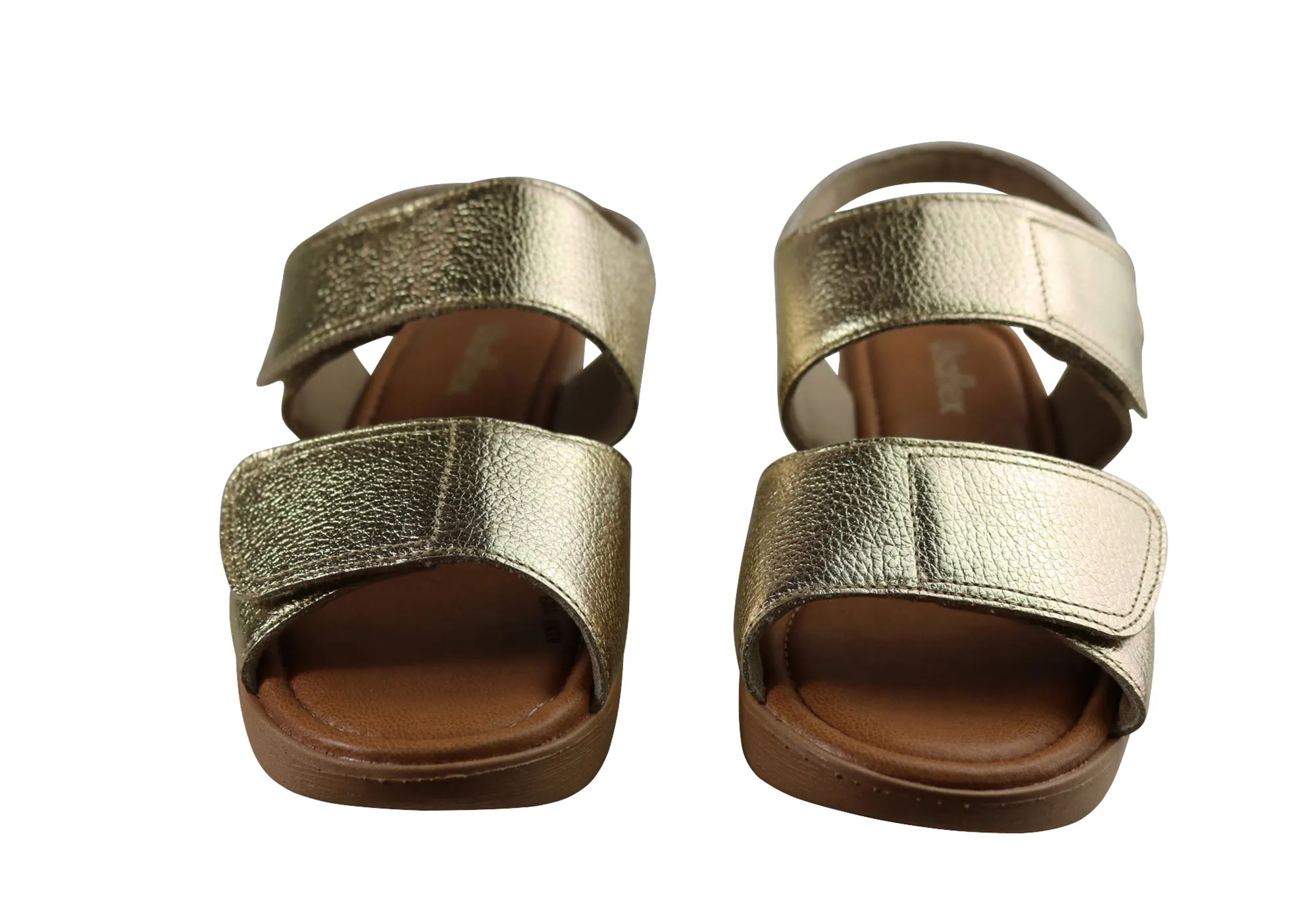 Usaflex Beckley Womens Comfortable Leather Sandals Made In Brazil Usaflex Shoes