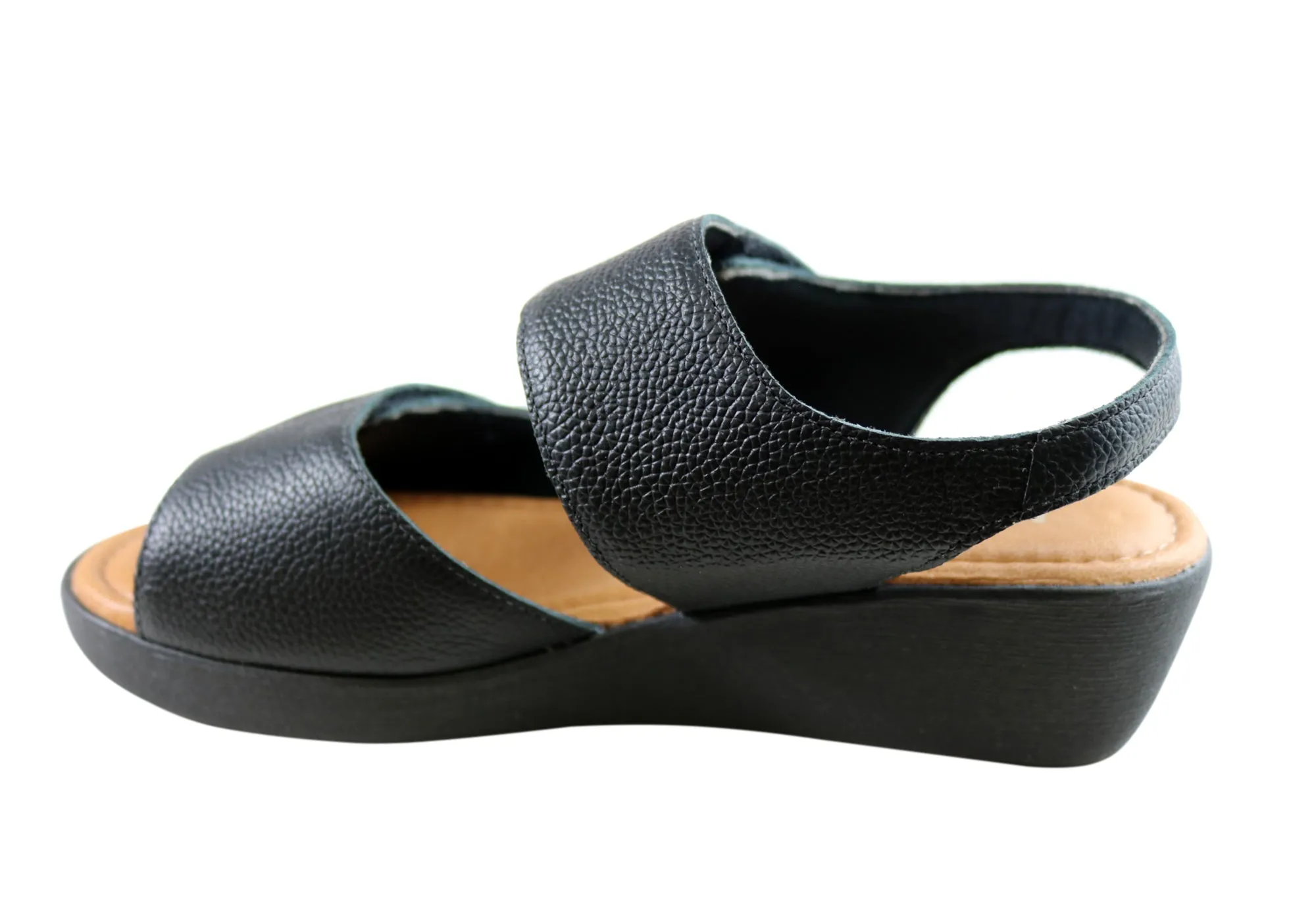 Usaflex Beckley Womens Comfortable Leather Sandals Made In Brazil Usaflex Shoes